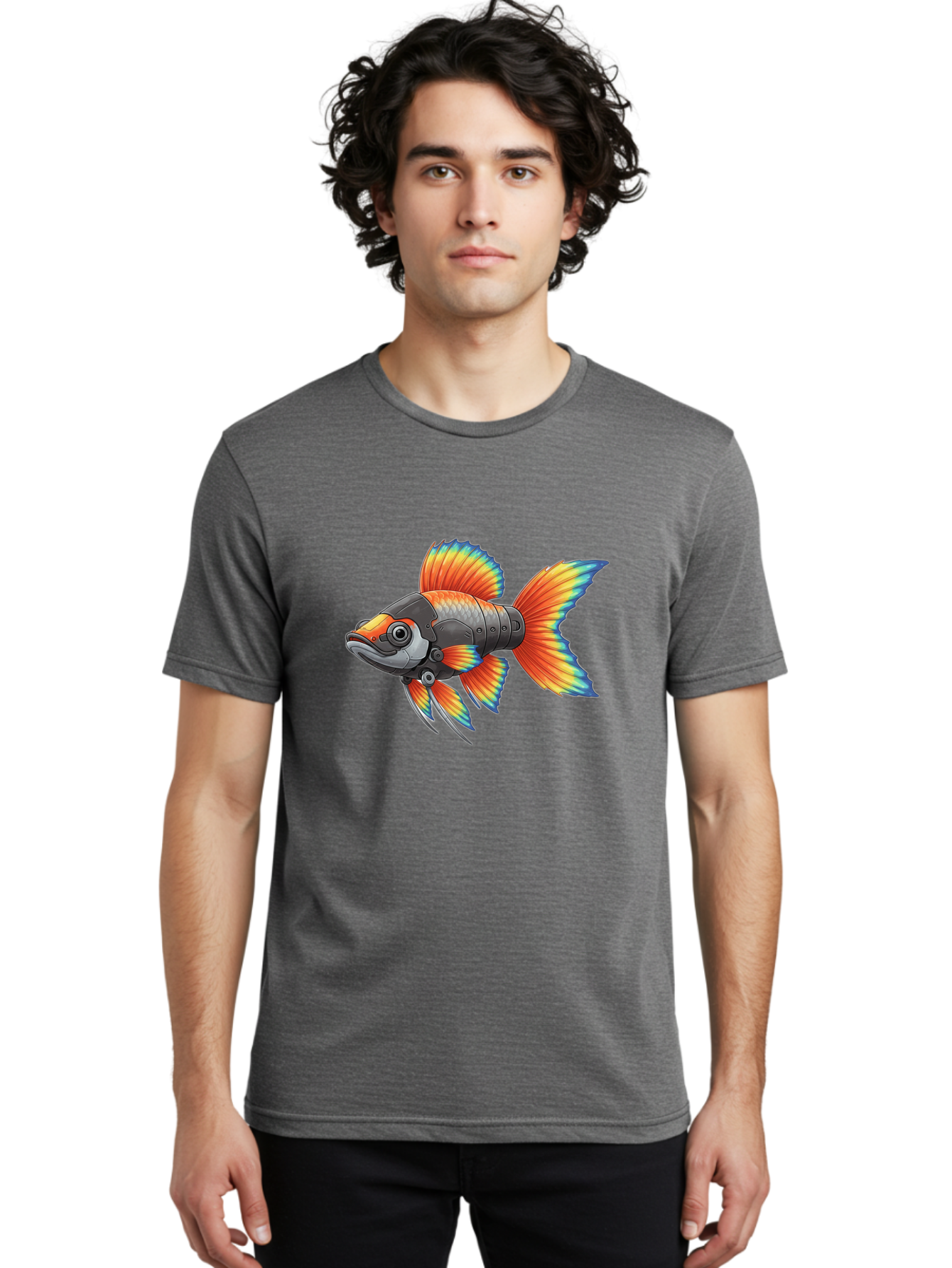 Robot-Fish Men'S Graphic Tee, 100% Cotton, Comfortable Casual Summer Wear, Machine Washable, Vintage Camera, Old Camera, Antique Camera, Black Camera, Classic Photography, Photography Equipment, Nostalgic Device, Film Camera, Camera Art Baf477 29