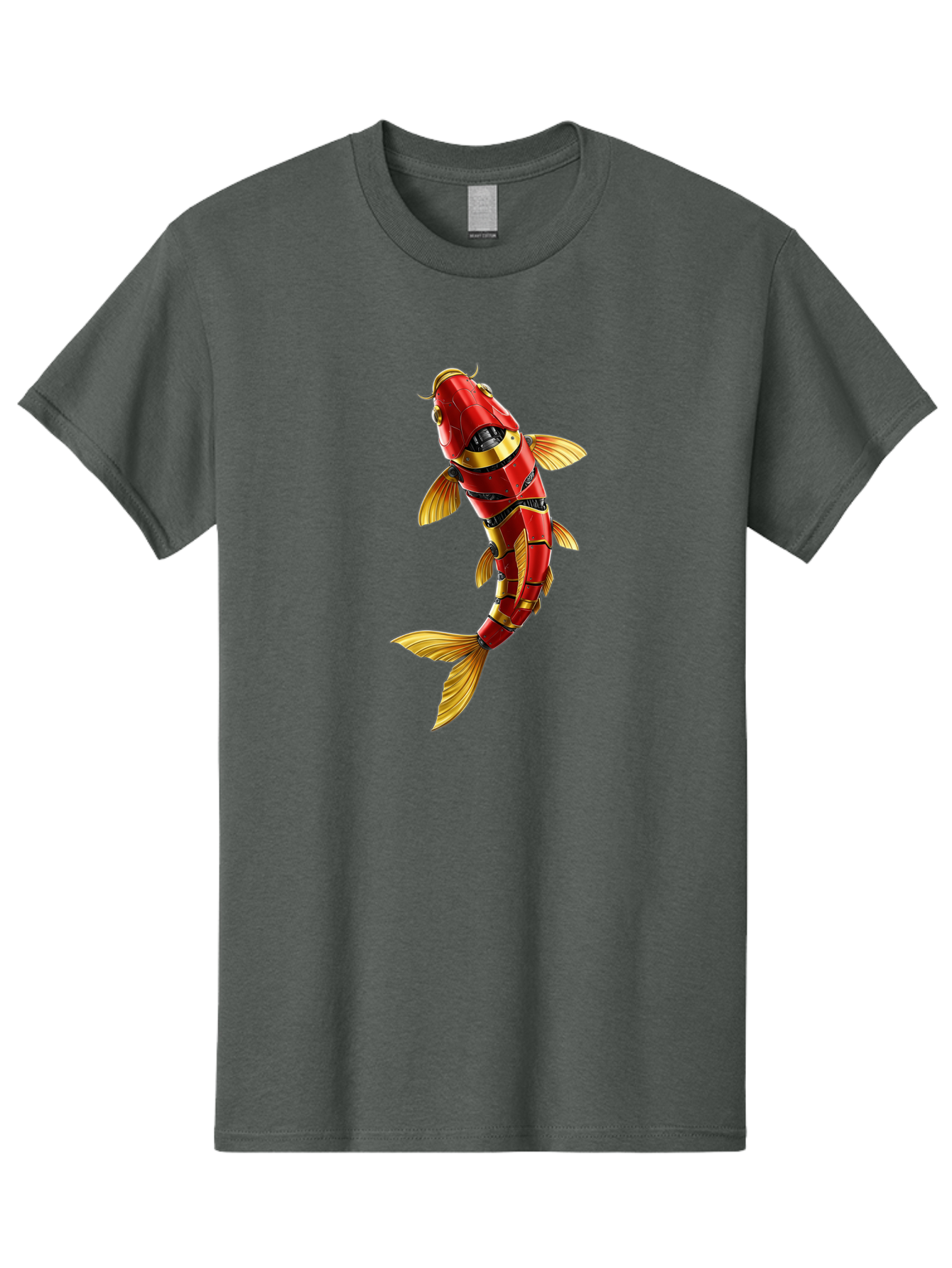 Robot-Koi-Fish Men'S Graphic Tee, 100% Cotton, Comfortable Casual Summer Wear, Machine Washable, Vintage Camera, Old Camera, Antique Camera, Black Camera, Classic Photography, Photography Equipment, Nostalgic Device, Film Camera, Camera Art Baf478 4