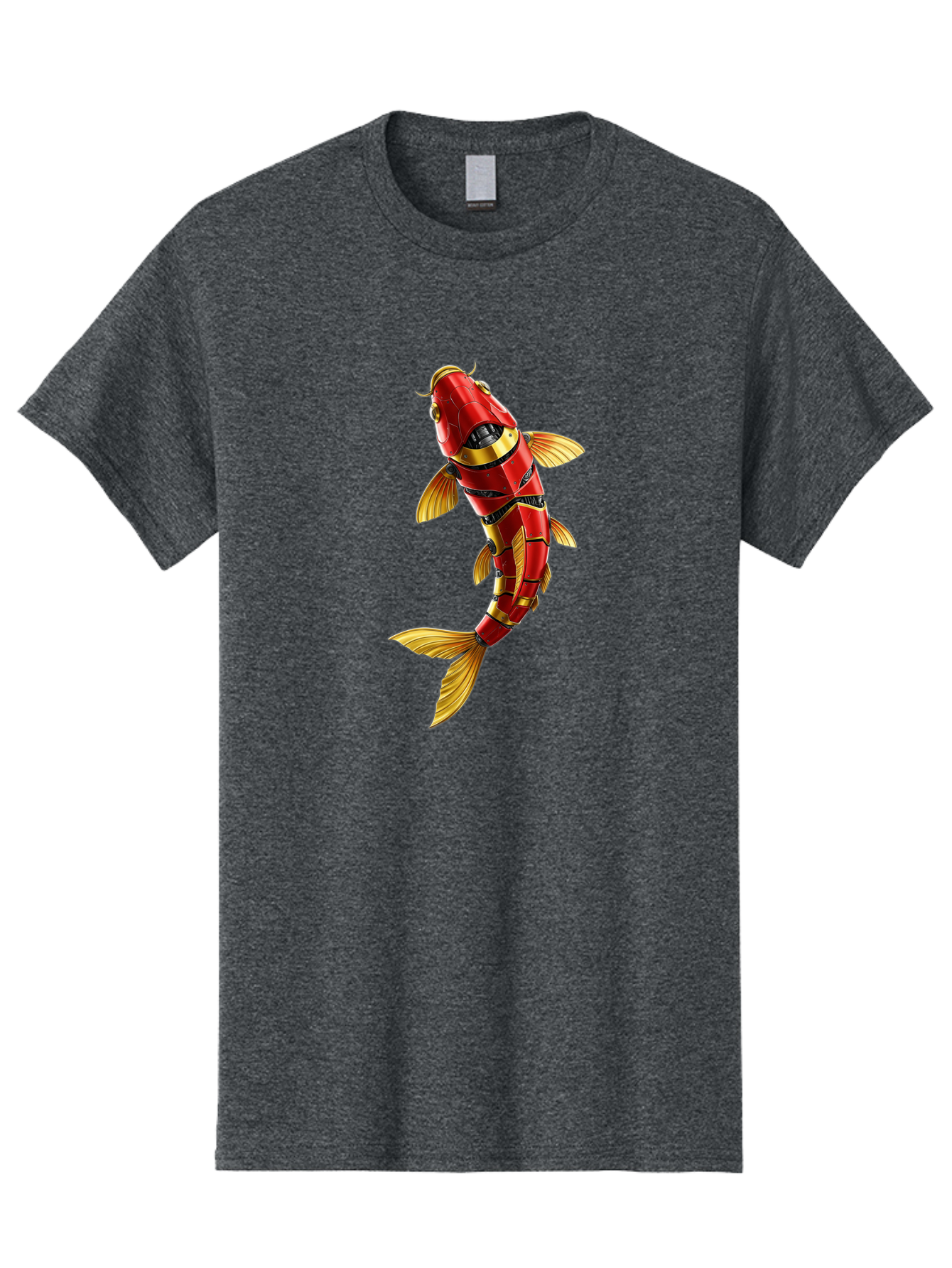 Robot-Koi-Fish Men'S Graphic Tee, 100% Cotton, Comfortable Casual Summer Wear, Machine Washable, Vintage Camera, Old Camera, Antique Camera, Black Camera, Classic Photography, Photography Equipment, Nostalgic Device, Film Camera, Camera Art Baf478 3