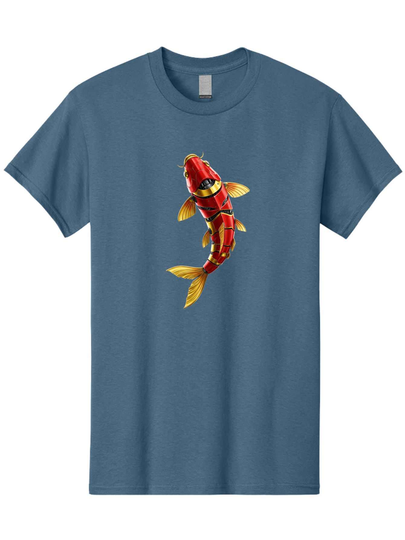 Robot-Koi-Fish Men'S Graphic Tee, 100% Cotton, Comfortable Casual Summer Wear, Machine Washable, Vintage Camera, Old Camera, Antique Camera, Black Camera, Classic Photography, Photography Equipment, Nostalgic Device, Film Camera, Camera Art Baf478