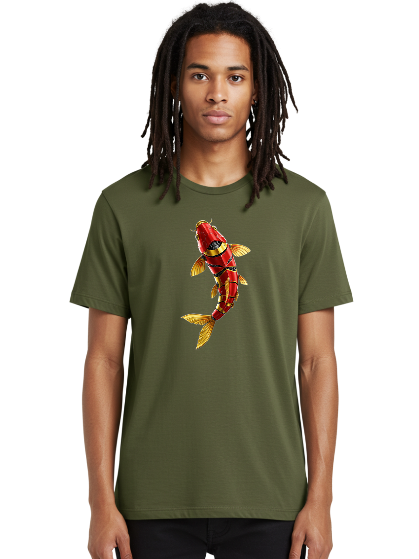 Robot-Koi-Fish Men'S Graphic Tee, 100% Cotton, Comfortable Casual Summer Wear, Machine Washable, Vintage Camera, Old Camera, Antique Camera, Black Camera, Classic Photography, Photography Equipment, Nostalgic Device, Film Camera, Camera Art Baf478 30