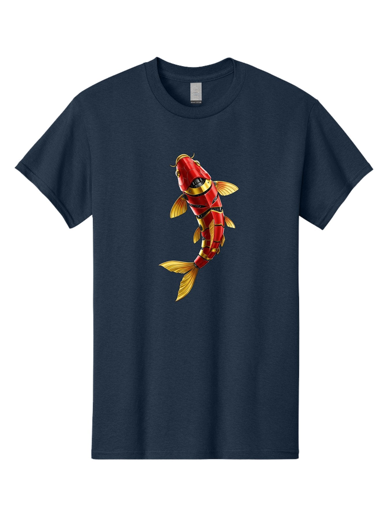 Robot-Koi-Fish Men'S Graphic Tee, 100% Cotton, Comfortable Casual Summer Wear, Machine Washable, Vintage Camera, Old Camera, Antique Camera, Black Camera, Classic Photography, Photography Equipment, Nostalgic Device, Film Camera, Camera Art Baf478 9
