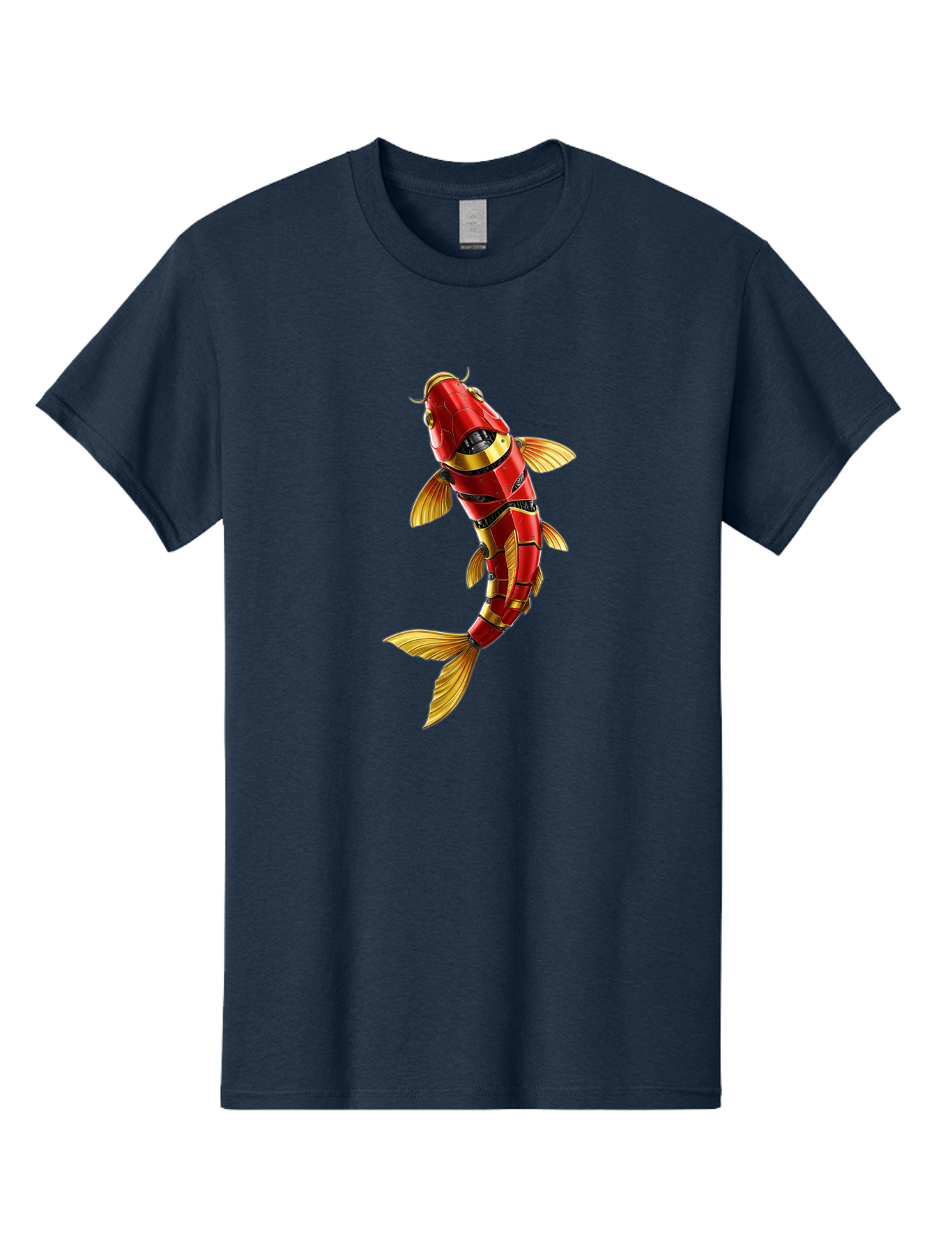 Robot-Koi-Fish Men'S Graphic Tee, 100% Cotton, Comfortable Casual Summer Wear, Machine Washable, Vintage Camera, Old Camera, Antique Camera, Black Camera, Classic Photography, Photography Equipment, Nostalgic Device, Film Camera, Camera Art Baf478 5