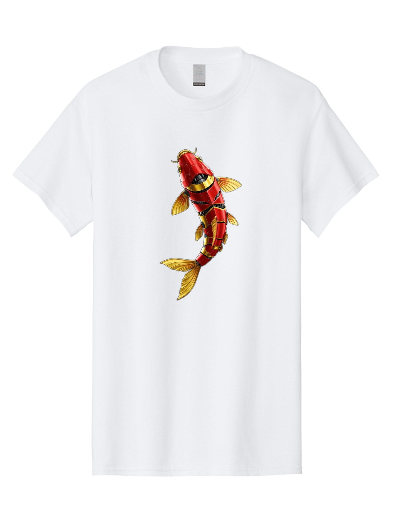 Robot-Koi-Fish Men'S Graphic Tee, 100% Cotton, Comfortable Casual Summer Wear, Machine Washable, Vintage Camera, Old Camera, Antique Camera, Black Camera, Classic Photography, Photography Equipment, Nostalgic Device, Film Camera, Camera Art Baf478 5