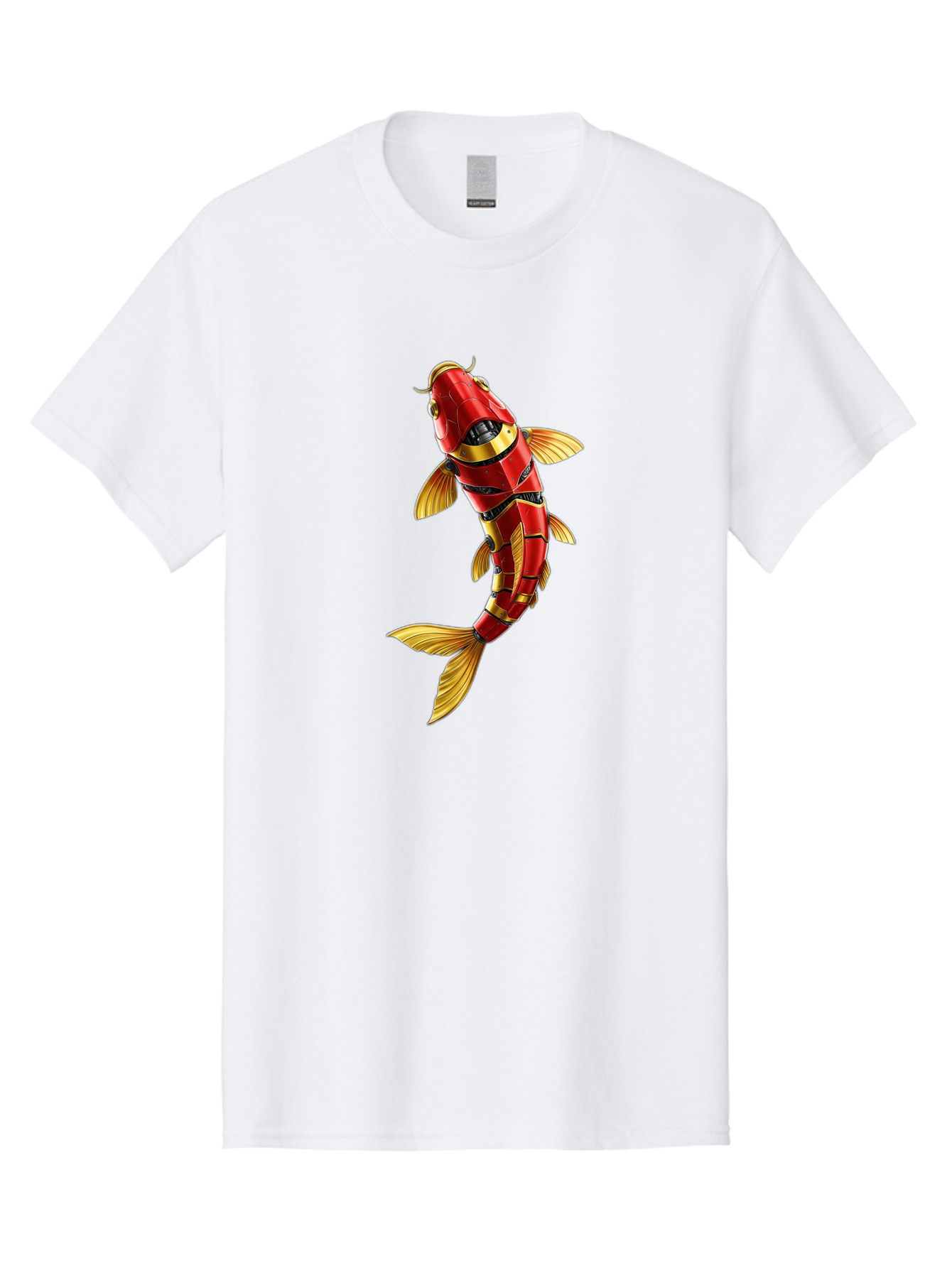Robot-Koi-Fish Men'S Graphic Tee, 100% Cotton, Comfortable Casual Summer Wear, Machine Washable, Vintage Camera, Old Camera, Antique Camera, Black Camera, Classic Photography, Photography Equipment, Nostalgic Device, Film Camera, Camera Art Baf478 8