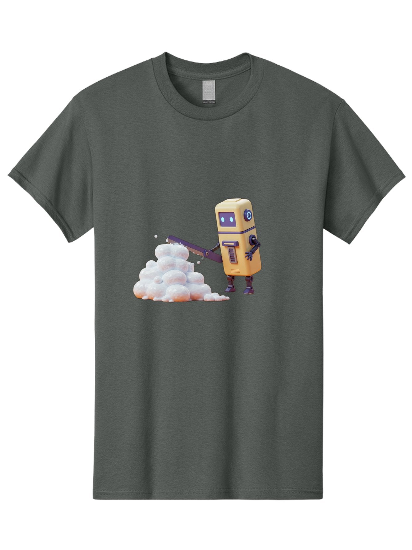 Robot-Shoveling-Snow Men'S Graphic Tee, 100% Cotton, Comfortable Casual Summer Wear, Machine Washable, Vintage Camera, Old Camera, Antique Camera, Black Camera, Classic Photography, Photography Equipment, Nostalgic Device, Film Camera, Baf479 12