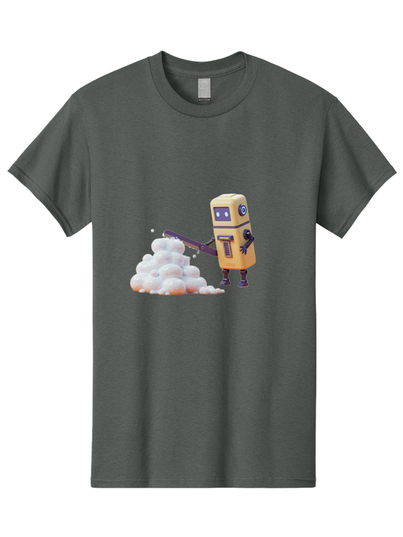 Robot-Shoveling-Snow Men'S Graphic Tee, 100% Cotton, Comfortable Casual Summer Wear, Machine Washable, Vintage Camera, Old Camera, Antique Camera, Black Camera, Classic Photography, Photography Equipment, Nostalgic Device, Film Camera, Baf479 3