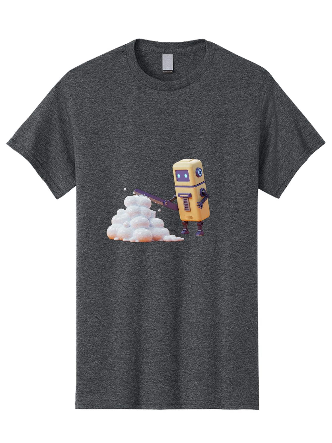 Robot-Shoveling-Snow Men'S Graphic Tee, 100% Cotton, Comfortable Casual Summer Wear, Machine Washable, Vintage Camera, Old Camera, Antique Camera, Black Camera, Classic Photography, Photography Equipment, Nostalgic Device, Film Camera, Baf479 10