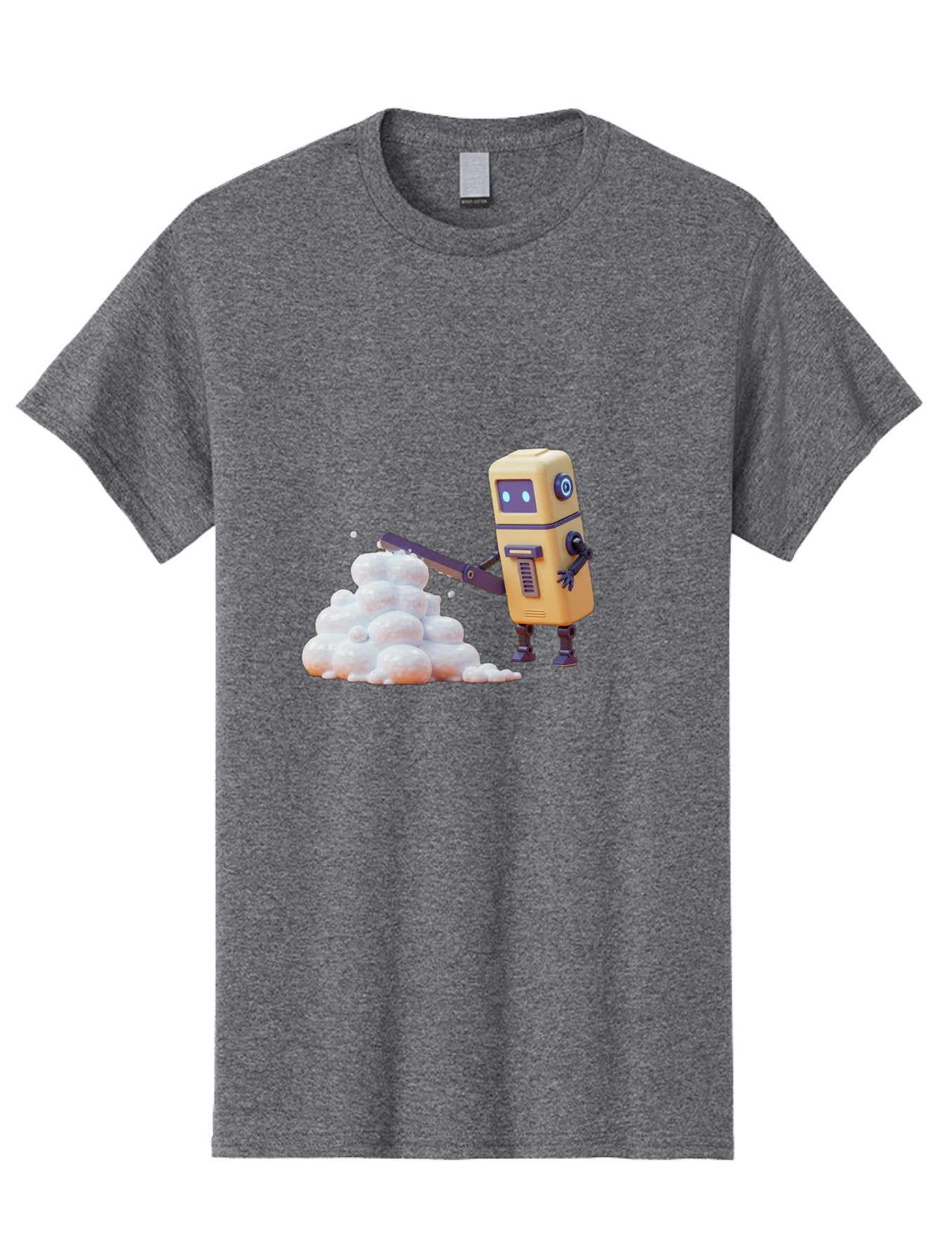 Robot-Shoveling-Snow Men'S Graphic Tee, 100% Cotton, Comfortable Casual Summer Wear, Machine Washable, Vintage Camera, Old Camera, Antique Camera, Black Camera, Classic Photography, Photography Equipment, Nostalgic Device, Film Camera, Baf479 15