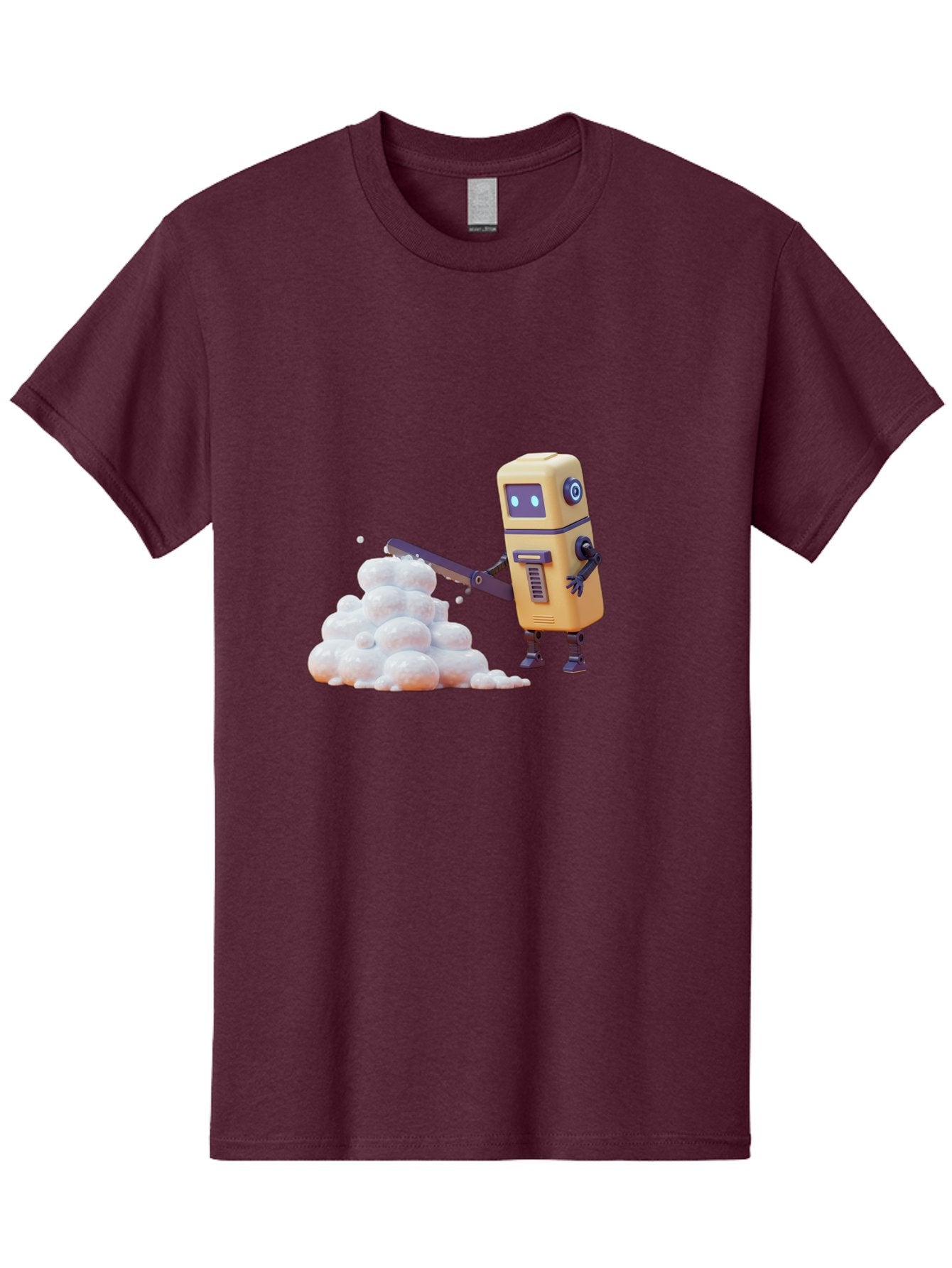 Robot-Shoveling-Snow Men'S Graphic Tee, 100% Cotton, Comfortable Casual Summer Wear, Machine Washable, Vintage Camera, Old Camera, Antique Camera, Black Camera, Classic Photography, Photography Equipment, Nostalgic Device, Film Camera, Baf479 8