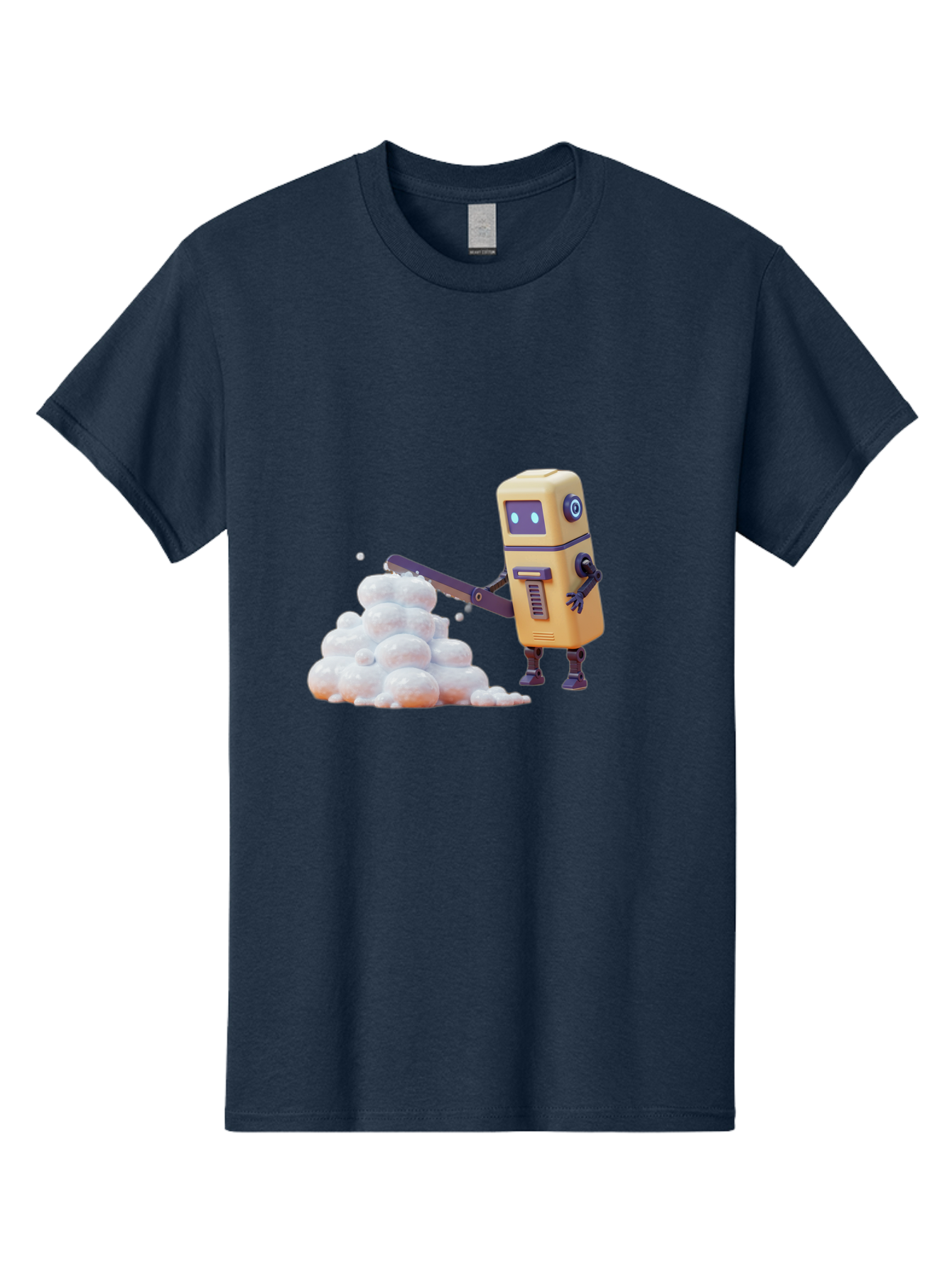 Robot-Shoveling-Snow Men'S Graphic Tee, 100% Cotton, Comfortable Casual Summer Wear, Machine Washable, Vintage Camera, Old Camera, Antique Camera, Black Camera, Classic Photography, Photography Equipment, Nostalgic Device, Film Camera, Baf479 13