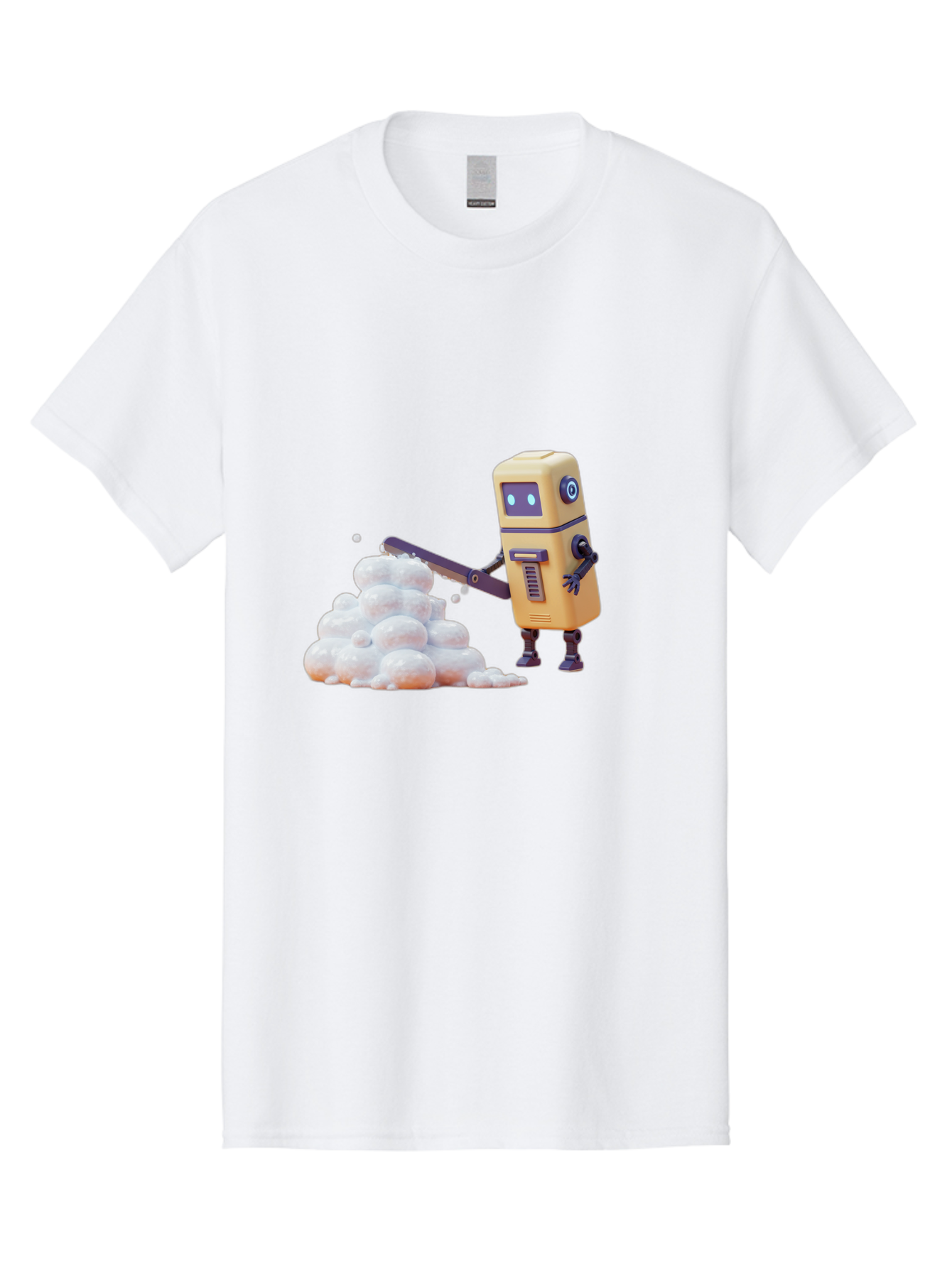 Robot-Shoveling-Snow Men'S Graphic Tee, 100% Cotton, Comfortable Casual Summer Wear, Machine Washable, Vintage Camera, Old Camera, Antique Camera, Black Camera, Classic Photography, Photography Equipment, Nostalgic Device, Film Camera, Baf479 9
