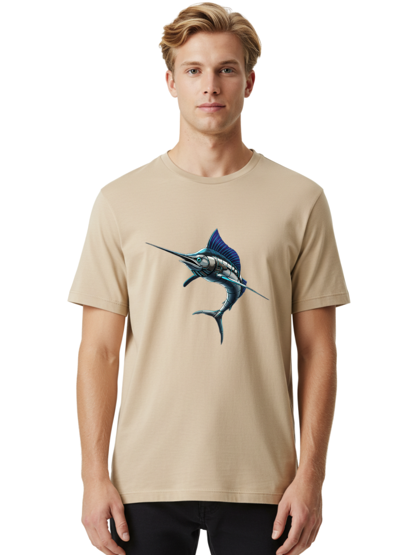 Robot-Swordfish Men'S Graphic Tee, 100% Cotton, Comfortable Casual Summer Wear, Machine Washable, Vintage Camera, Old Camera, Antique Camera, Black Camera, Classic Photography, Photography Equipment, Nostalgic Device, Film Camera, Camera Art Baf480 16