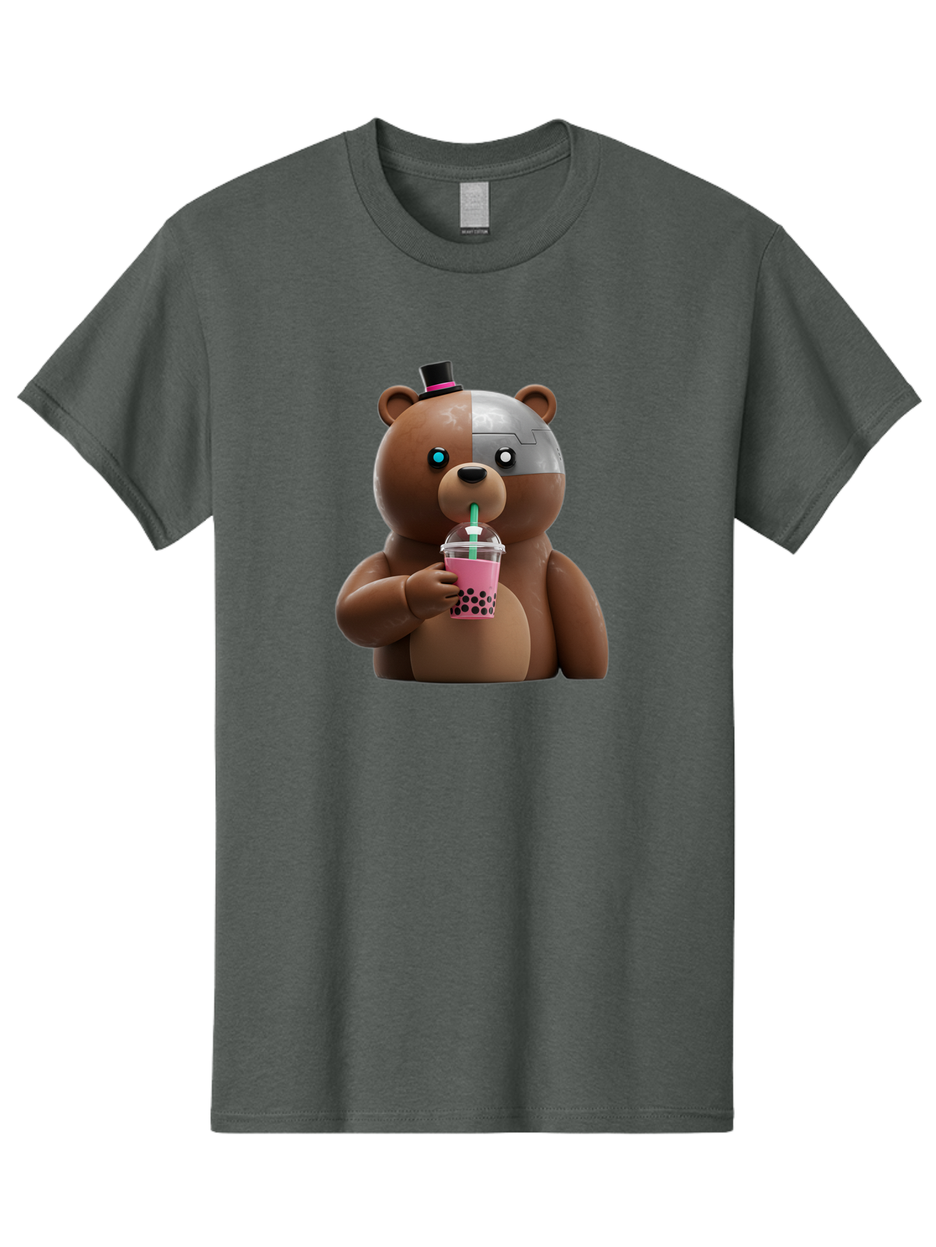 Robot-Teddy-Bear Men'S Graphic Tee, 100% Cotton, Comfortable Casual Summer Wear, Machine Washable, Vintage Camera, Old Camera, Antique Camera, Black Camera, Classic Photography, Photography Equipment, Nostalgic Device, Film Camera, Camera Art Baf481 8