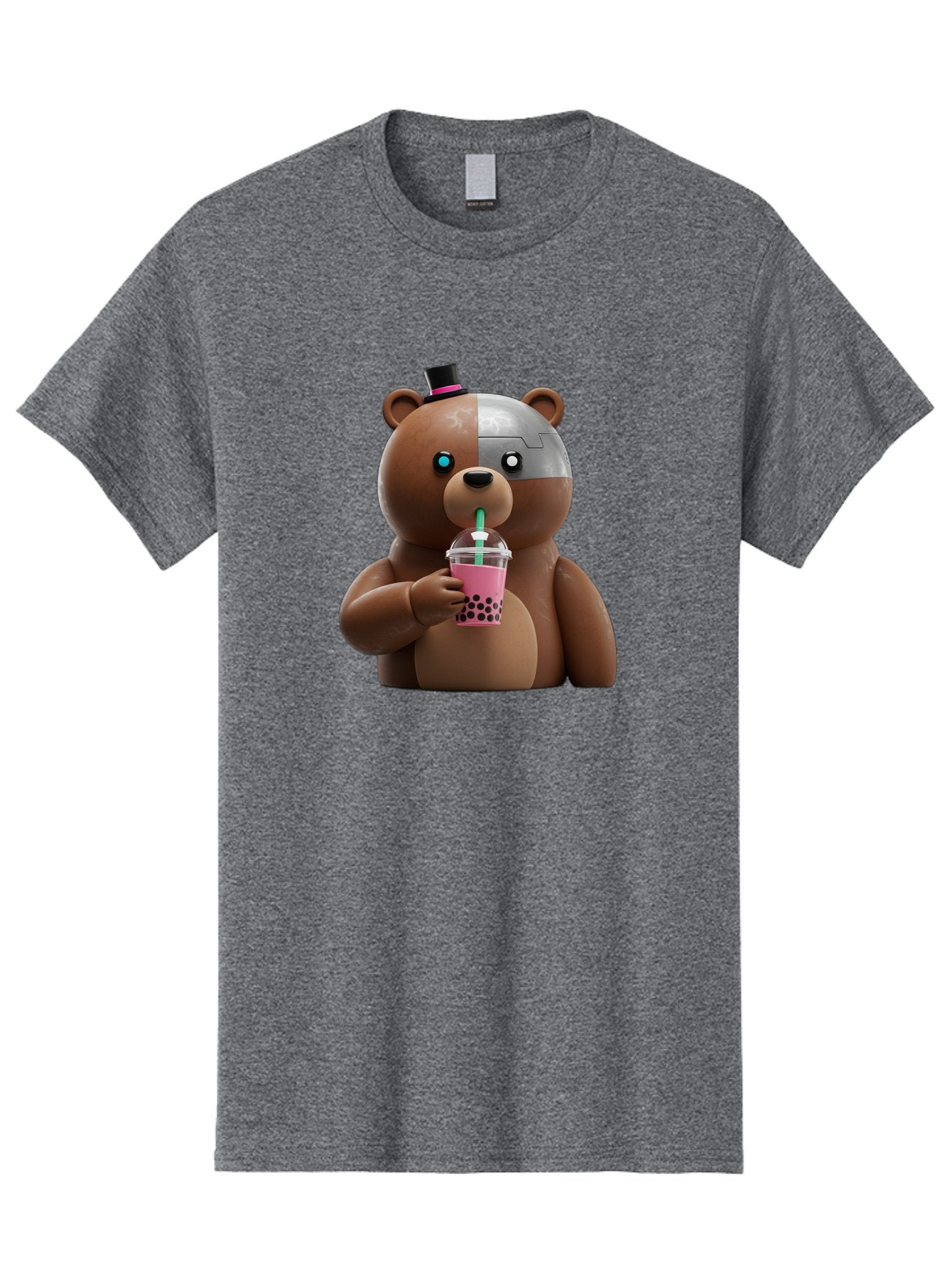 Robot-Teddy-Bear Men'S Graphic Tee, 100% Cotton, Comfortable Casual Summer Wear, Machine Washable, Vintage Camera, Old Camera, Antique Camera, Black Camera, Classic Photography, Photography Equipment, Nostalgic Device, Film Camera, Camera Art Baf481 4