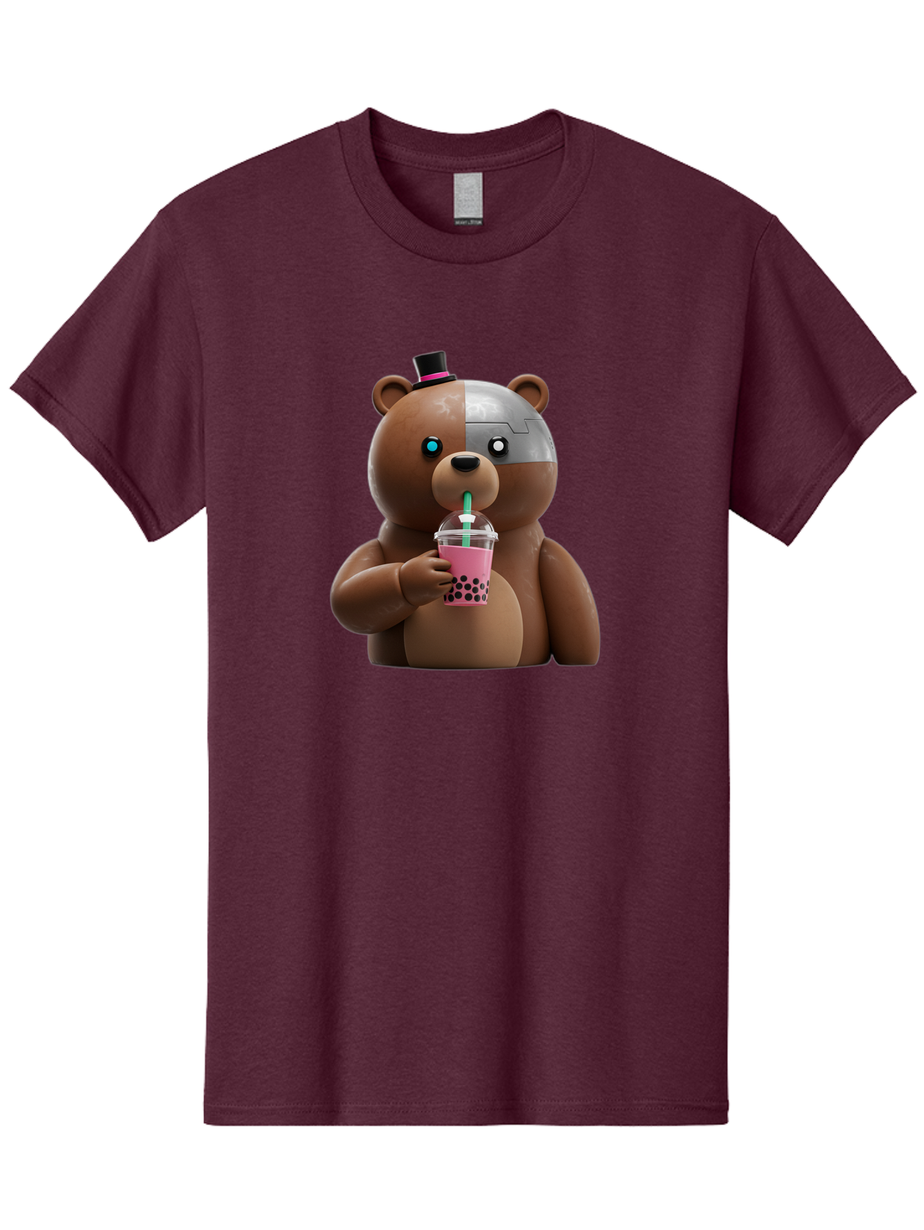 Robot-Teddy-Bear Men'S Graphic Tee, 100% Cotton, Comfortable Casual Summer Wear, Machine Washable, Vintage Camera, Old Camera, Antique Camera, Black Camera, Classic Photography, Photography Equipment, Nostalgic Device, Film Camera, Camera Art Baf481 4