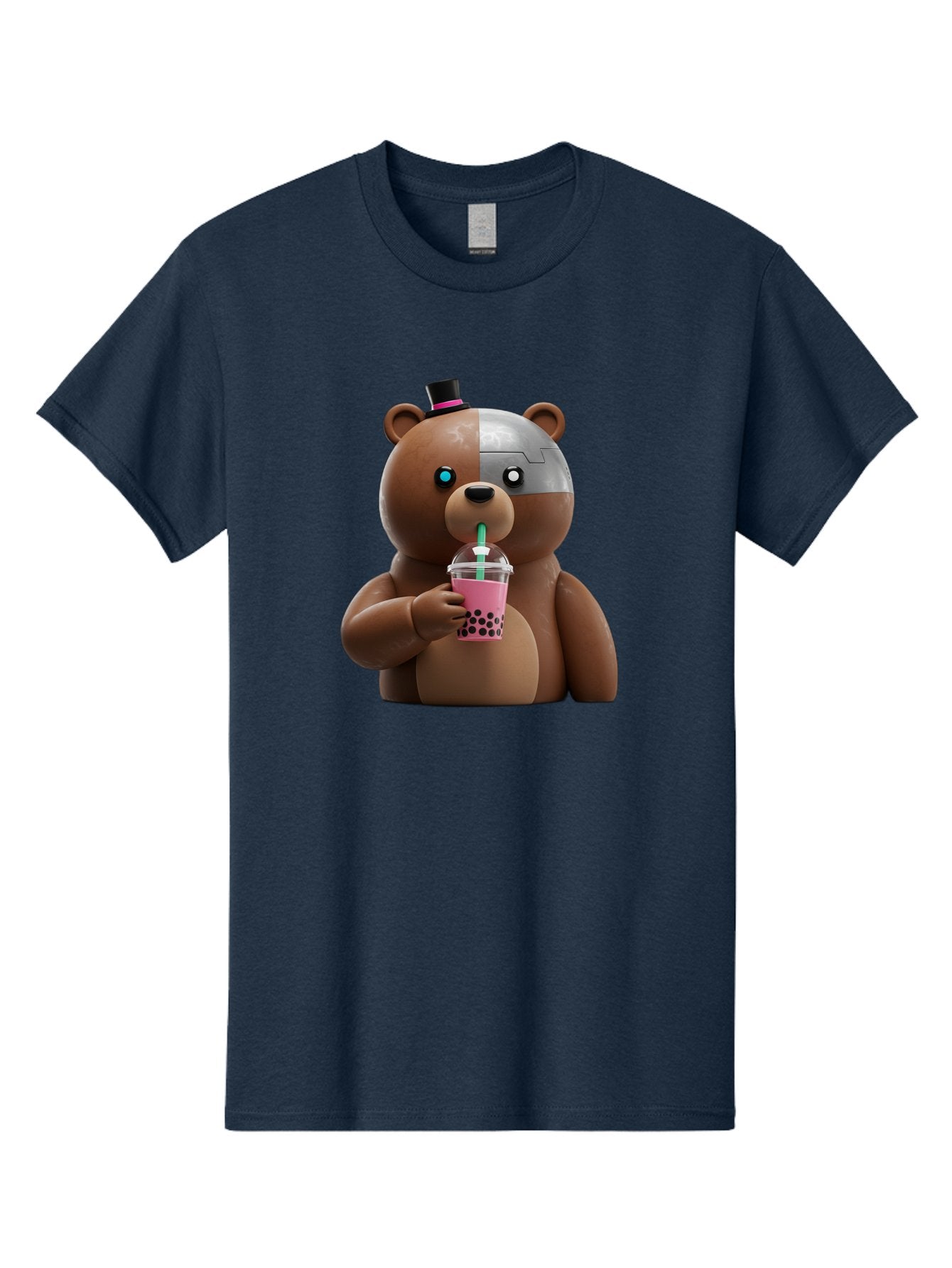 Robot-Teddy-Bear Men'S Graphic Tee, 100% Cotton, Comfortable Casual Summer Wear, Machine Washable, Vintage Camera, Old Camera, Antique Camera, Black Camera, Classic Photography, Photography Equipment, Nostalgic Device, Film Camera, Camera Art Baf481 7