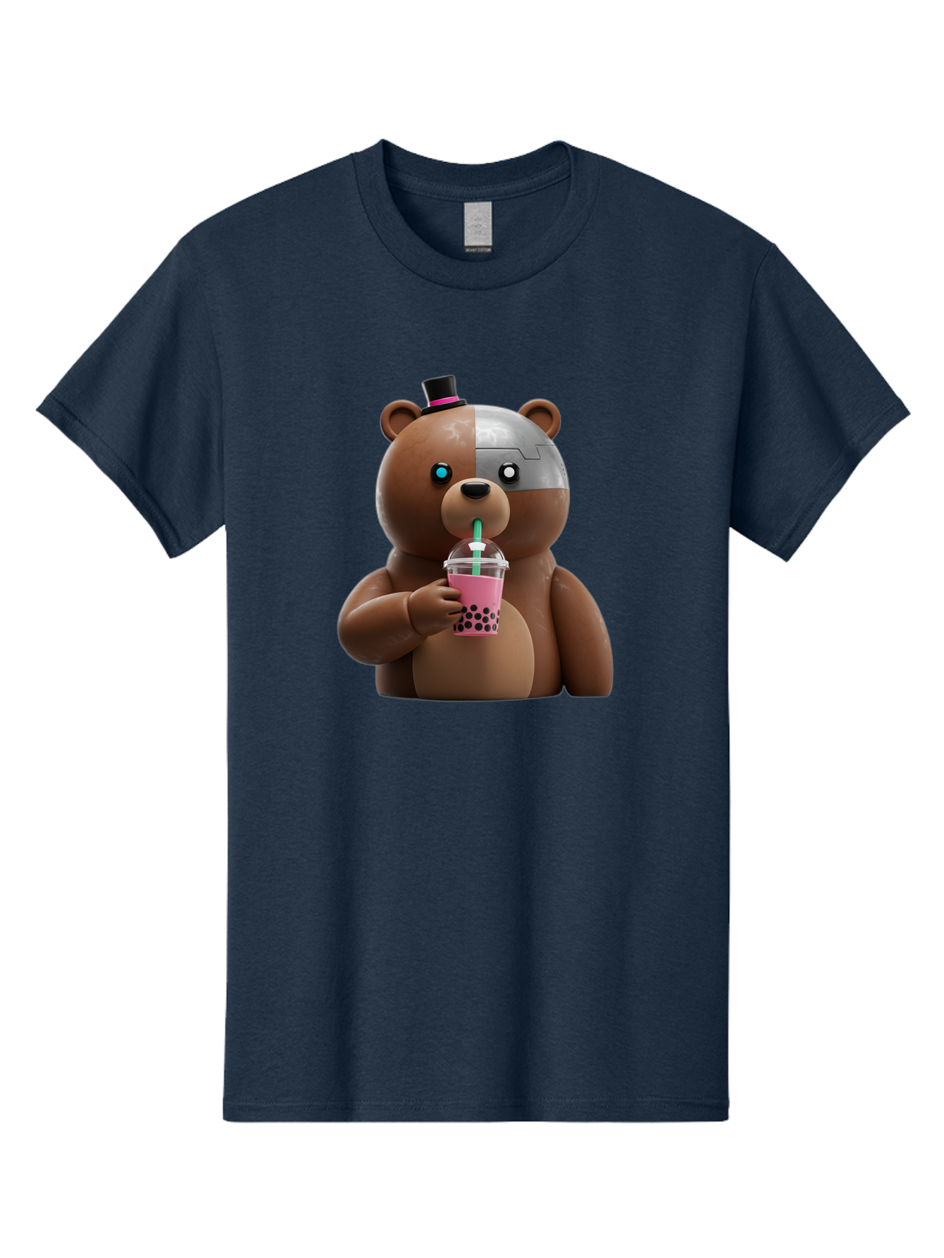 Robot-Teddy-Bear Men'S Graphic Tee, 100% Cotton, Comfortable Casual Summer Wear, Machine Washable, Vintage Camera, Old Camera, Antique Camera, Black Camera, Classic Photography, Photography Equipment, Nostalgic Device, Film Camera, Camera Art Baf481 13