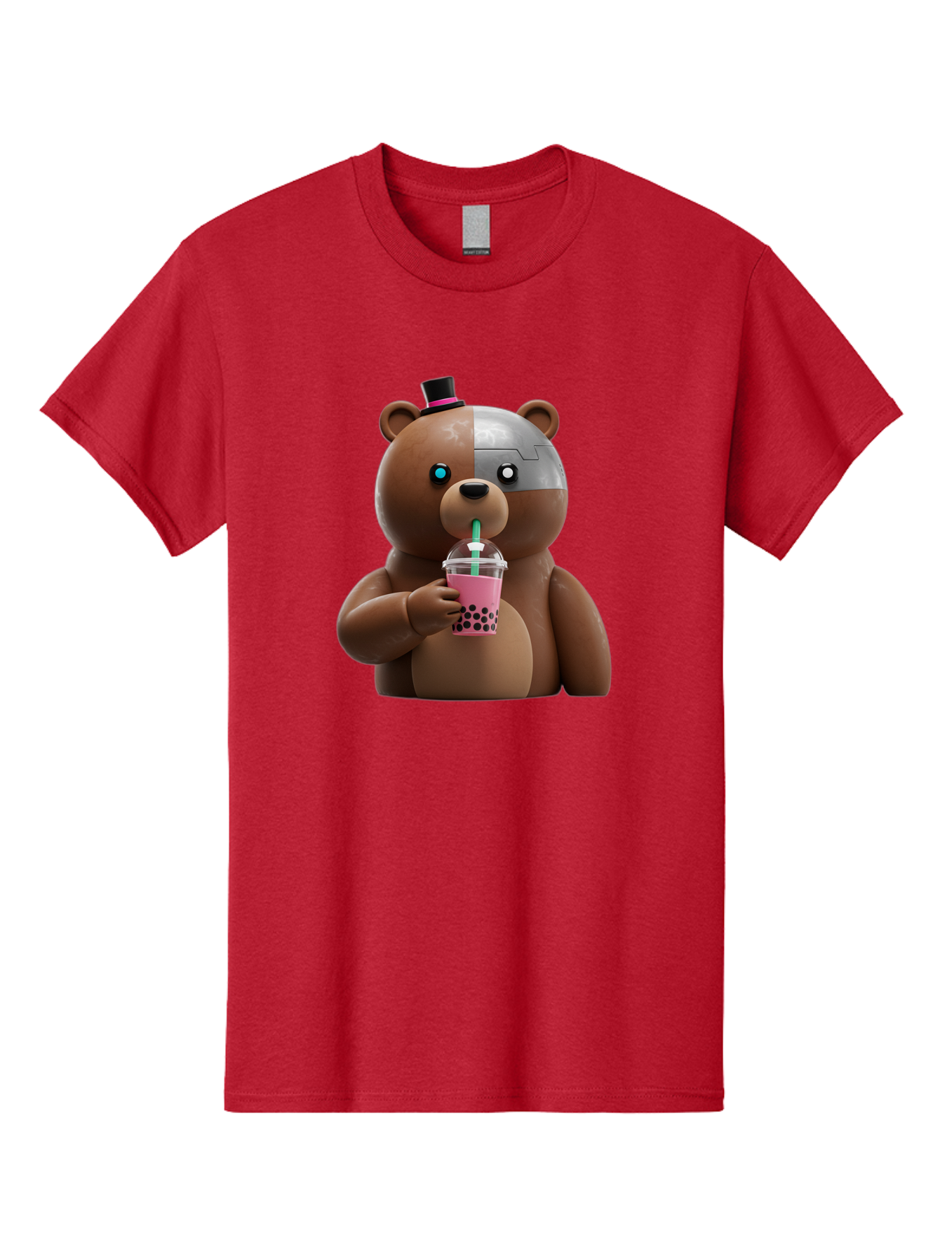Robot-Teddy-Bear Men'S Graphic Tee, 100% Cotton, Comfortable Casual Summer Wear, Machine Washable, Vintage Camera, Old Camera, Antique Camera, Black Camera, Classic Photography, Photography Equipment, Nostalgic Device, Film Camera, Camera Art Baf481 6