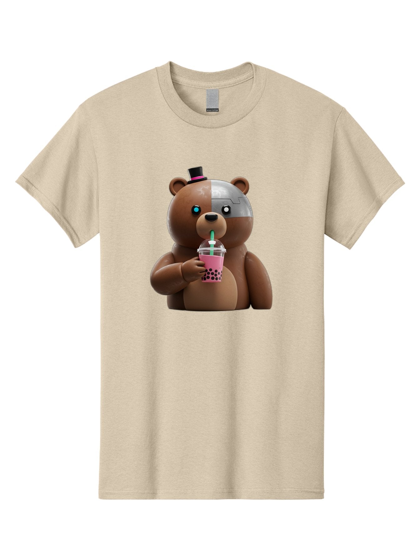 Robot-Teddy-Bear Men'S Graphic Tee, 100% Cotton, Comfortable Casual Summer Wear, Machine Washable, Vintage Camera, Old Camera, Antique Camera, Black Camera, Classic Photography, Photography Equipment, Nostalgic Device, Film Camera, Camera Art Baf481