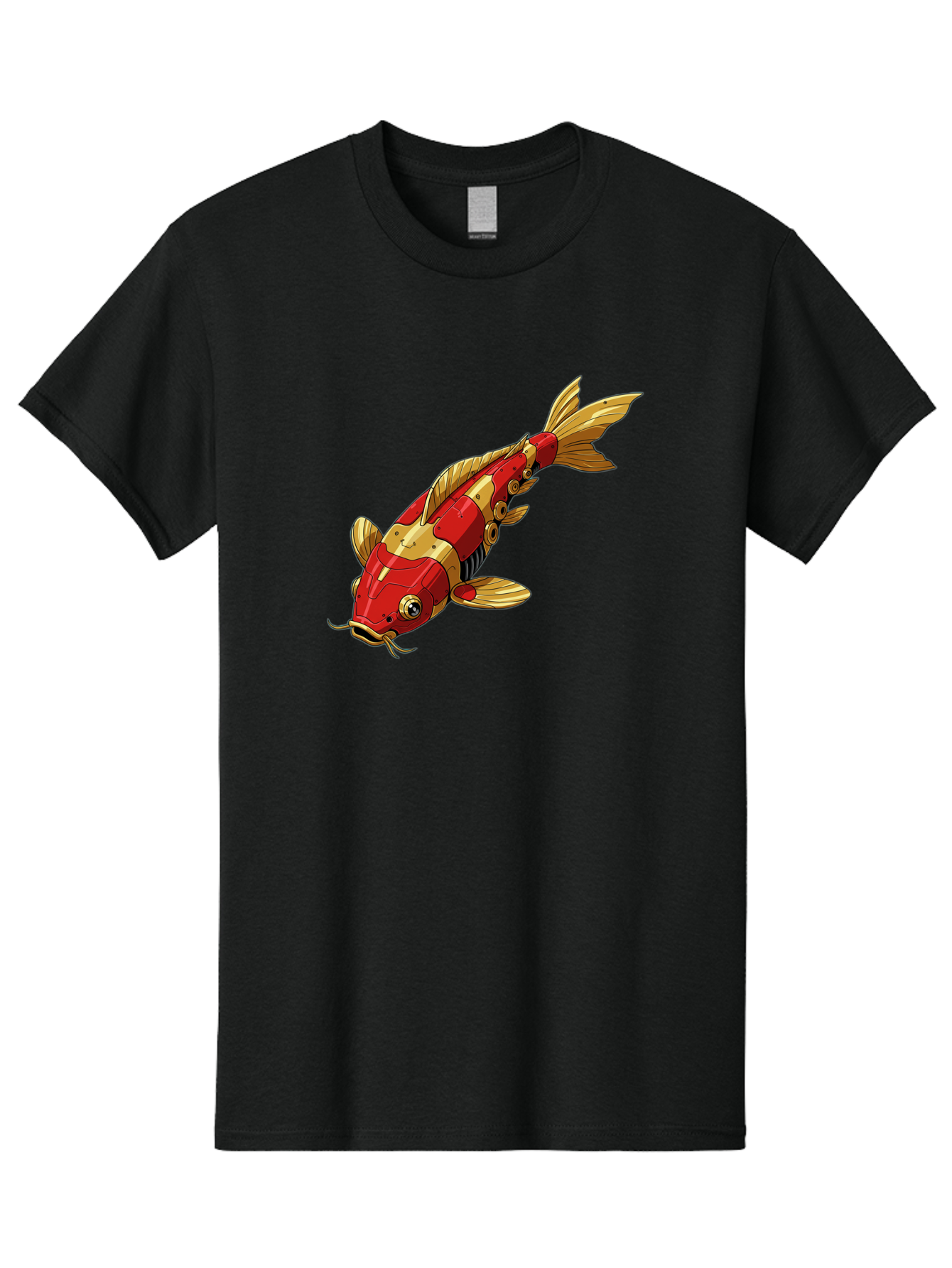 Robotic-Koi-Fish Men'S Graphic Tee, 100% Cotton, Comfortable Casual Summer Wear, Machine Washable, Vintage Camera, Old Camera, Antique Camera, Black Camera, Classic Photography, Photography Equipment, Nostalgic Device, Film Camera, Camera Art Baf483 8