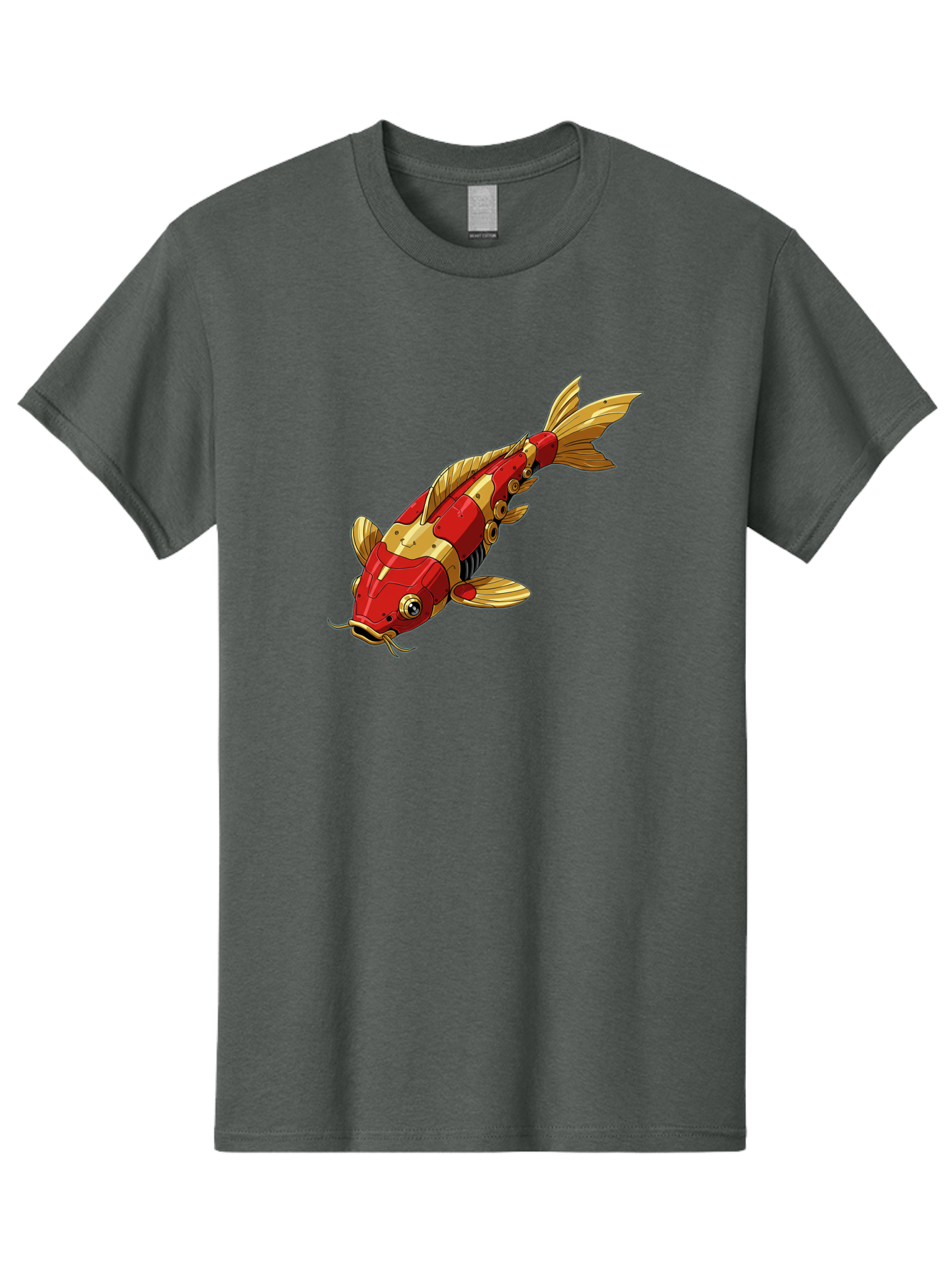 Robotic-Koi-Fish Men'S Graphic Tee, 100% Cotton, Comfortable Casual Summer Wear, Machine Washable, Vintage Camera, Old Camera, Antique Camera, Black Camera, Classic Photography, Photography Equipment, Nostalgic Device, Film Camera, Camera Art Baf483