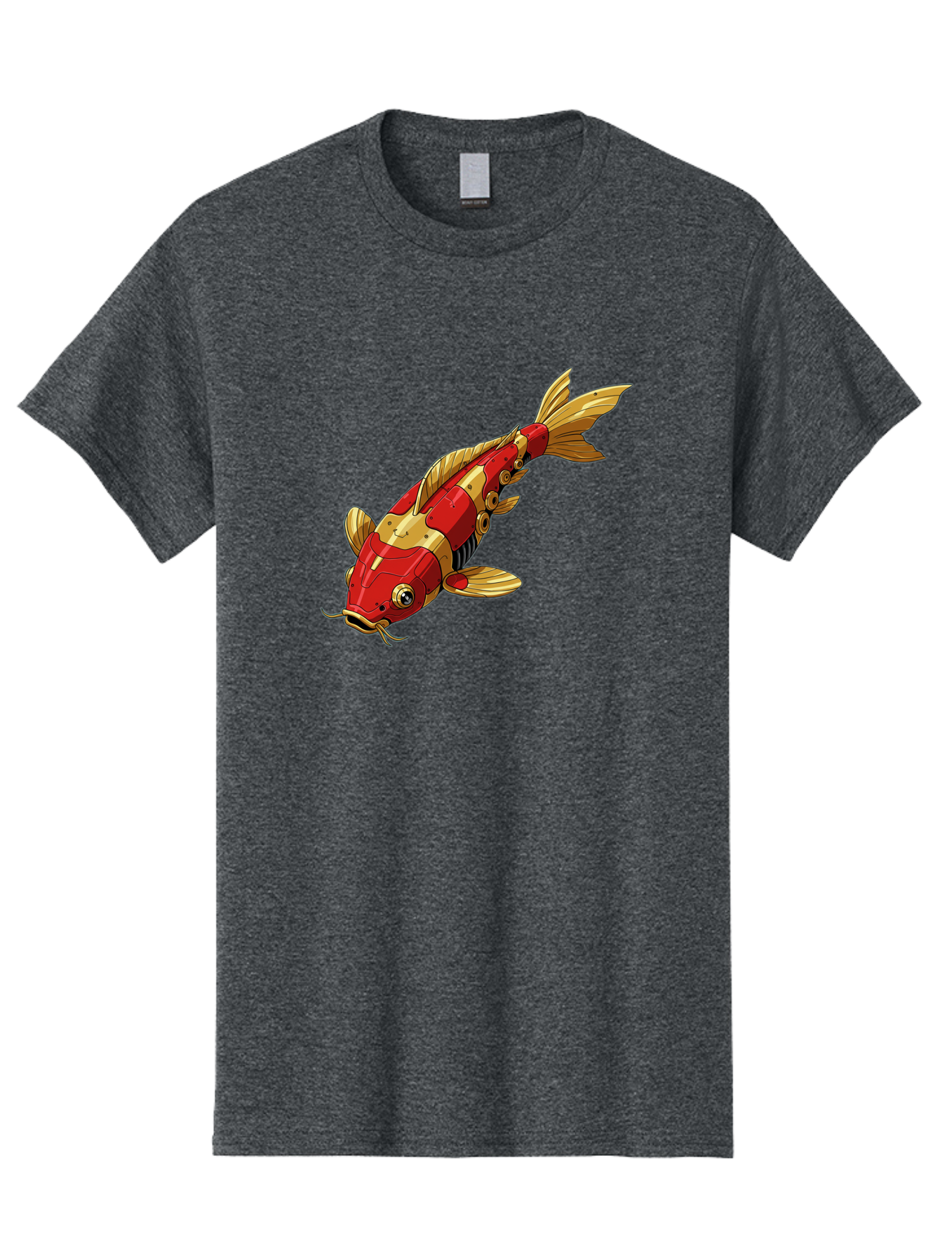 Robotic-Koi-Fish Men'S Graphic Tee, 100% Cotton, Comfortable Casual Summer Wear, Machine Washable, Vintage Camera, Old Camera, Antique Camera, Black Camera, Classic Photography, Photography Equipment, Nostalgic Device, Film Camera, Camera Art Baf483 12