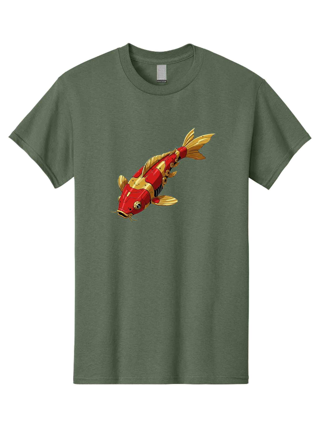 Robotic-Koi-Fish Men'S Graphic Tee, 100% Cotton, Comfortable Casual Summer Wear, Machine Washable, Vintage Camera, Old Camera, Antique Camera, Black Camera, Classic Photography, Photography Equipment, Nostalgic Device, Film Camera, Camera Art Baf483 7