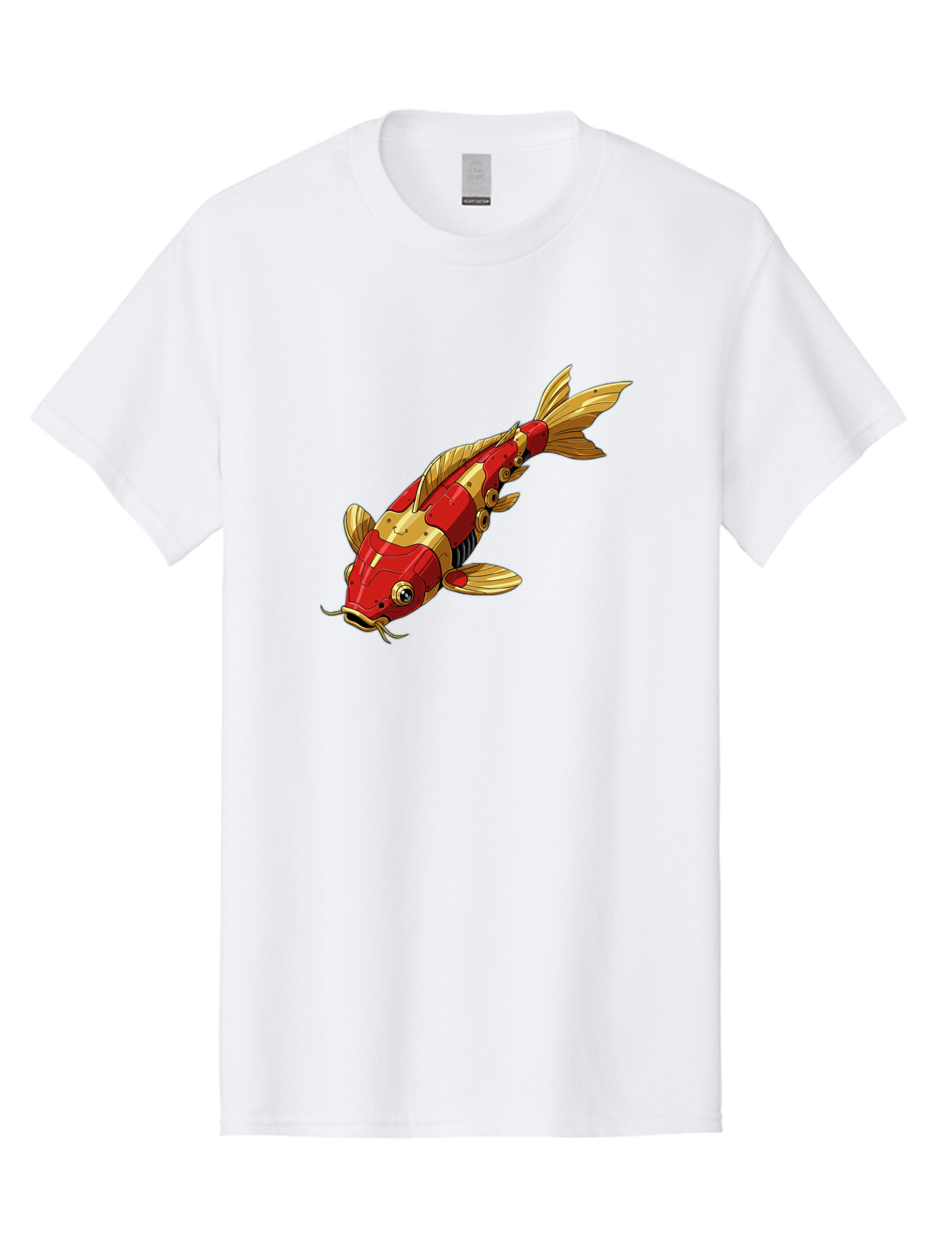 Robotic-Koi-Fish Men'S Graphic Tee, 100% Cotton, Comfortable Casual Summer Wear, Machine Washable, Vintage Camera, Old Camera, Antique Camera, Black Camera, Classic Photography, Photography Equipment, Nostalgic Device, Film Camera, Camera Art Baf483 6