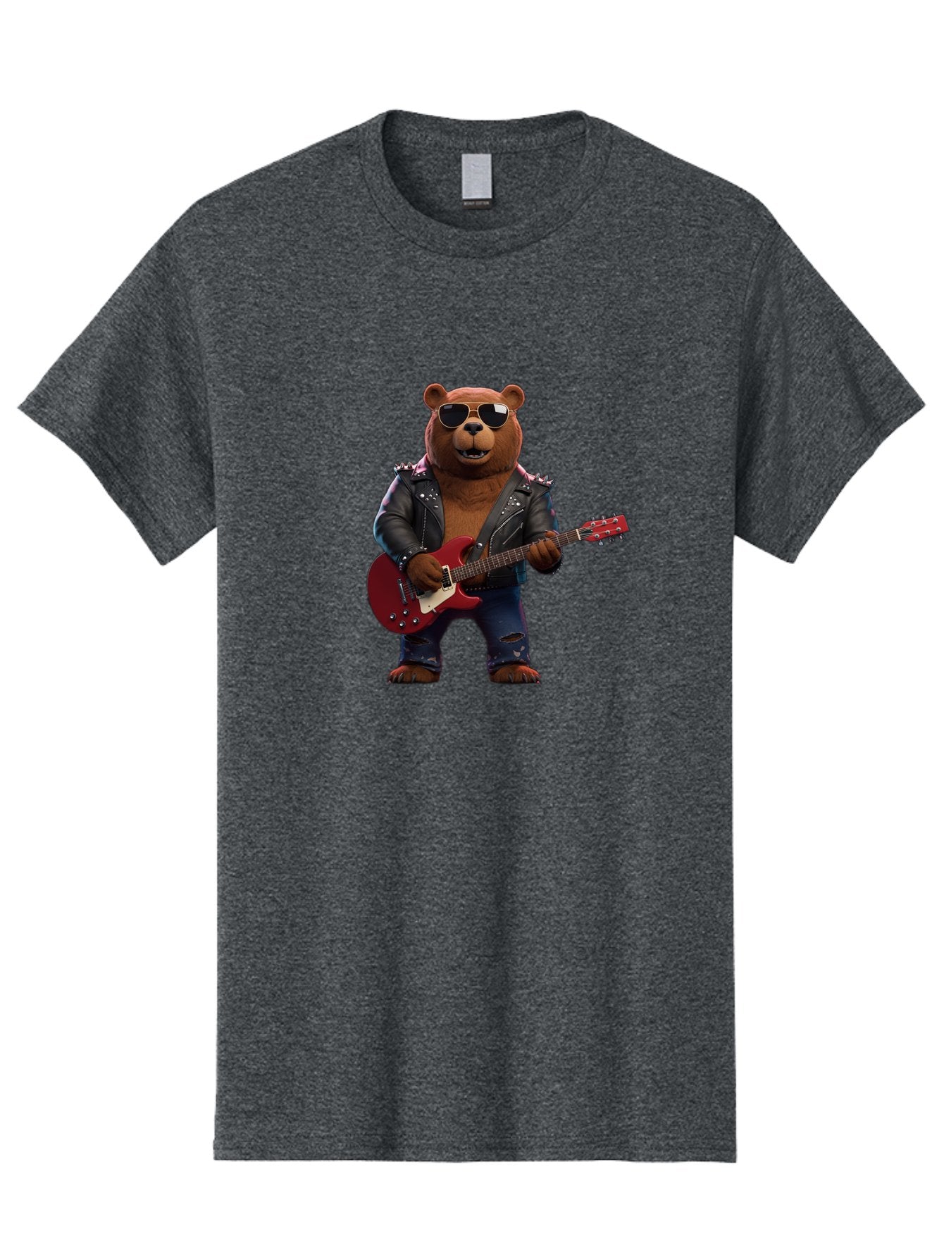 Rockstar-Bear Men'S Graphic Tee, 100% Cotton, Comfortable Casual Summer Wear, Machine Washable, Vintage Camera, Old Camera, Antique Camera, Black Camera, Classic Photography, Photography Equipment, Nostalgic Device, Film Camera, Camera Art Baf485 13