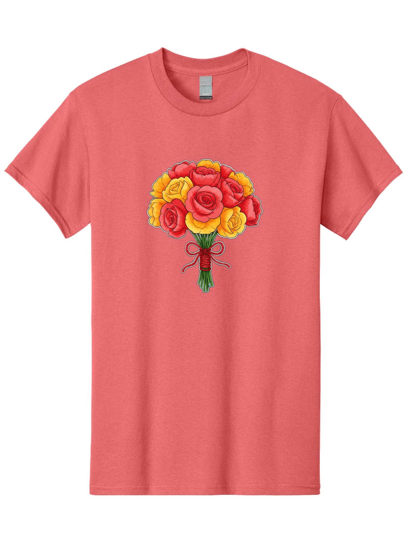 Rose-Bouquet-1 Men'S Graphic Tee, 100% Cotton, Comfortable Casual Summer Wear, Machine Washable, Vintage Camera, Old Camera, Antique Camera, Black Camera, Classic Photography, Photography Equipment, Nostalgic Device, Film Camera, Camera Art Baf487 9
