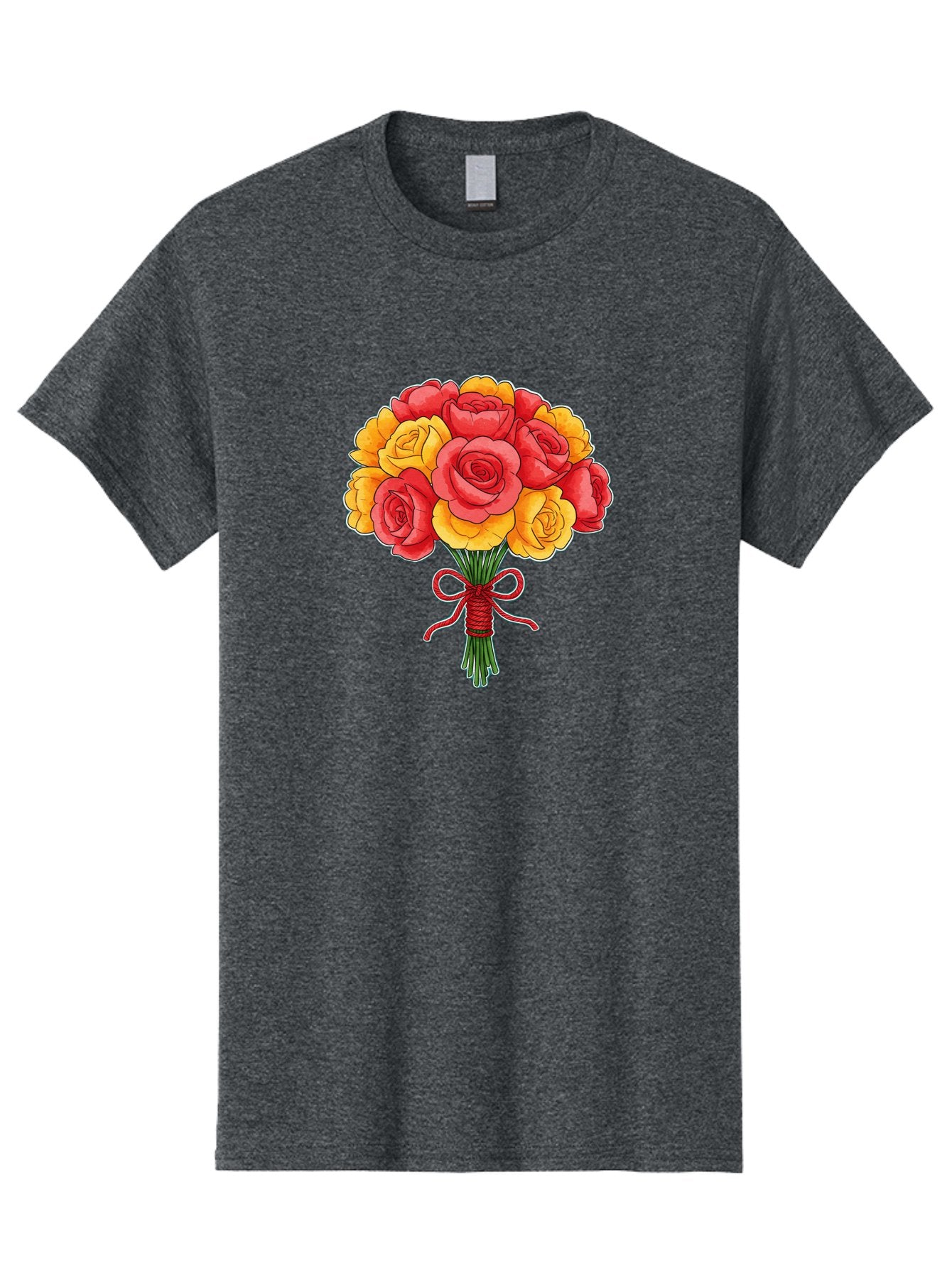 Rose-Bouquet-1 Men'S Graphic Tee, 100% Cotton, Comfortable Casual Summer Wear, Machine Washable, Vintage Camera, Old Camera, Antique Camera, Black Camera, Classic Photography, Photography Equipment, Nostalgic Device, Film Camera, Camera Art Baf487 3