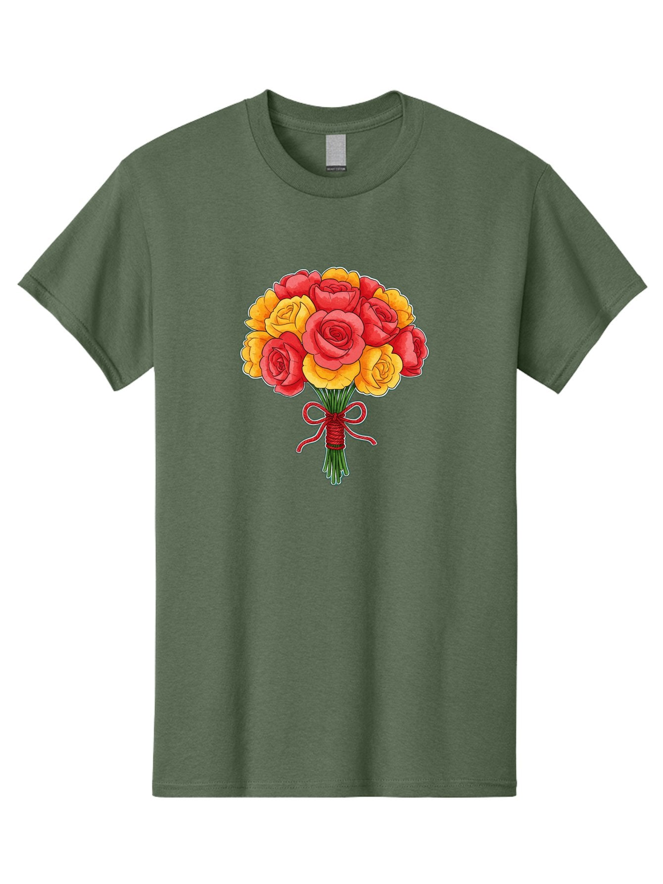 Rose-Bouquet-1 Men'S Graphic Tee, 100% Cotton, Comfortable Casual Summer Wear, Machine Washable, Vintage Camera, Old Camera, Antique Camera, Black Camera, Classic Photography, Photography Equipment, Nostalgic Device, Film Camera, Camera Art Baf487 8