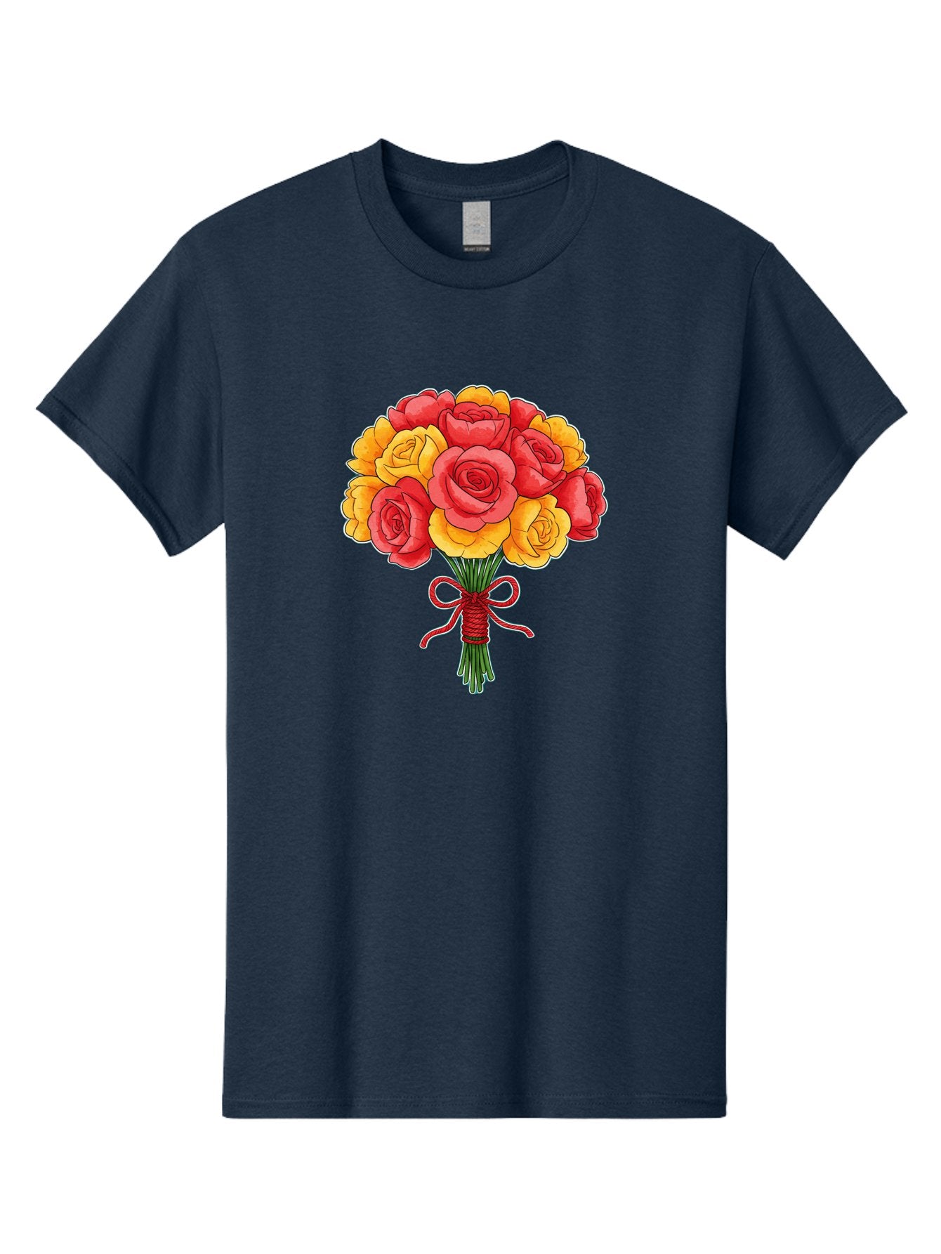 Rose-Bouquet-1 Men'S Graphic Tee, 100% Cotton, Comfortable Casual Summer Wear, Machine Washable, Vintage Camera, Old Camera, Antique Camera, Black Camera, Classic Photography, Photography Equipment, Nostalgic Device, Film Camera, Camera Art Baf487 4