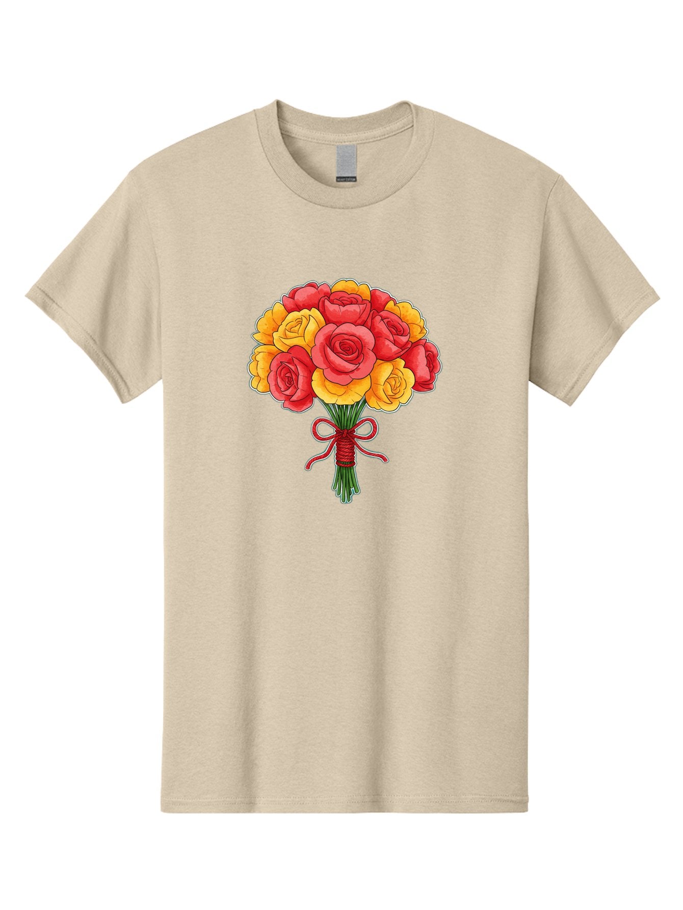 Rose-Bouquet-1 Men'S Graphic Tee, 100% Cotton, Comfortable Casual Summer Wear, Machine Washable, Vintage Camera, Old Camera, Antique Camera, Black Camera, Classic Photography, Photography Equipment, Nostalgic Device, Film Camera, Camera Art Baf487