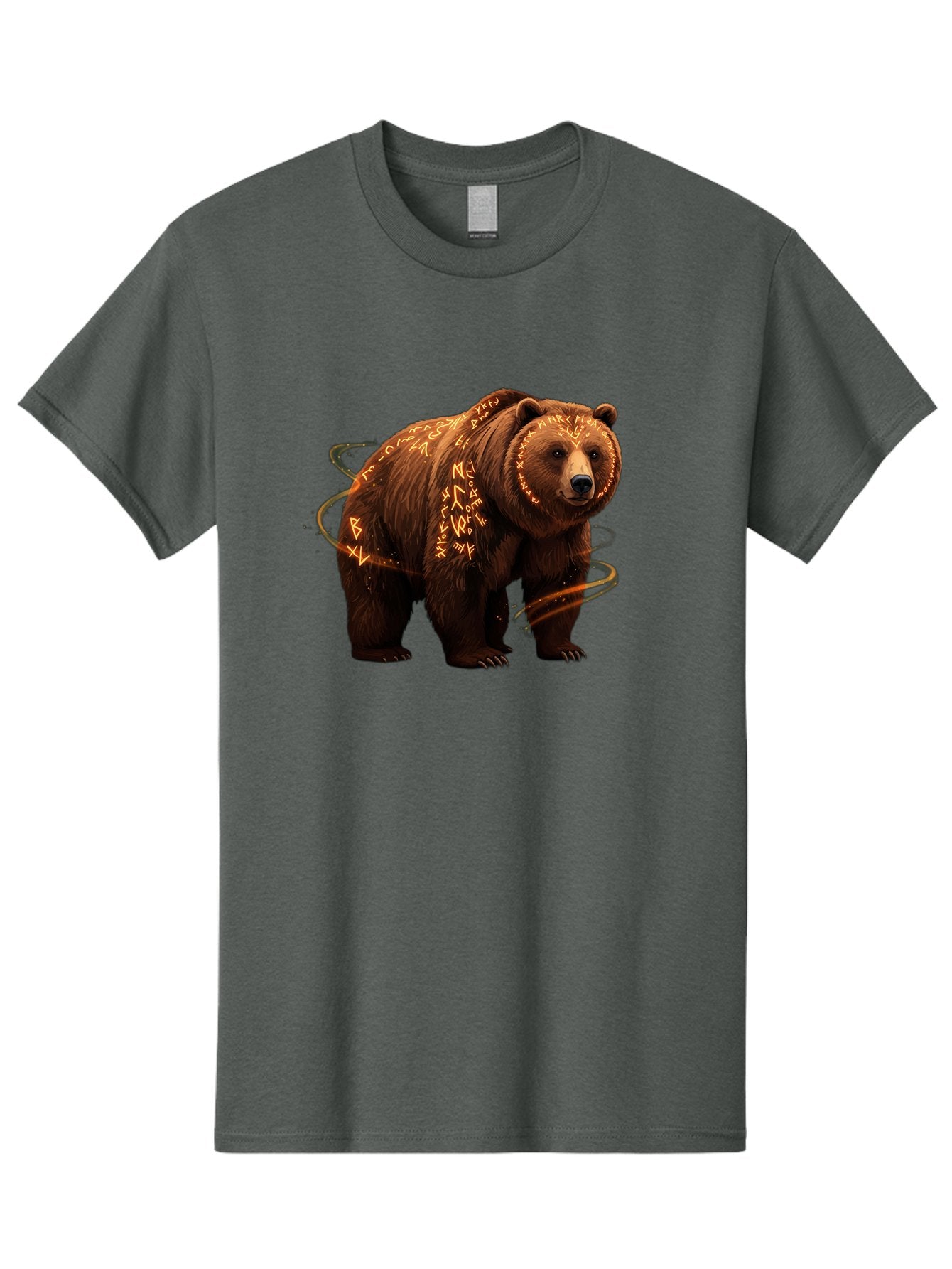 Runic-Bear-1 Men'S Graphic Tee, 100% Cotton, Comfortable Casual Summer Wear, Machine Washable, Vintage Camera, Old Camera, Antique Camera, Black Camera, Classic Photography, Photography Equipment, Nostalgic Device, Film Camera, Camera Art Baf489 8
