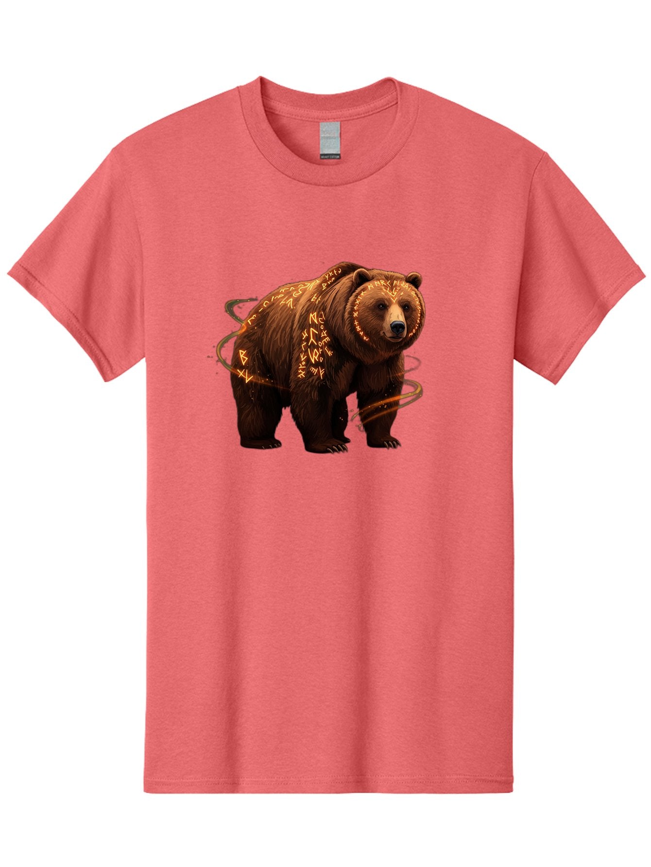 Runic-Bear-1 Men'S Graphic Tee, 100% Cotton, Comfortable Casual Summer Wear, Machine Washable, Vintage Camera, Old Camera, Antique Camera, Black Camera, Classic Photography, Photography Equipment, Nostalgic Device, Film Camera, Camera Art Baf489 7