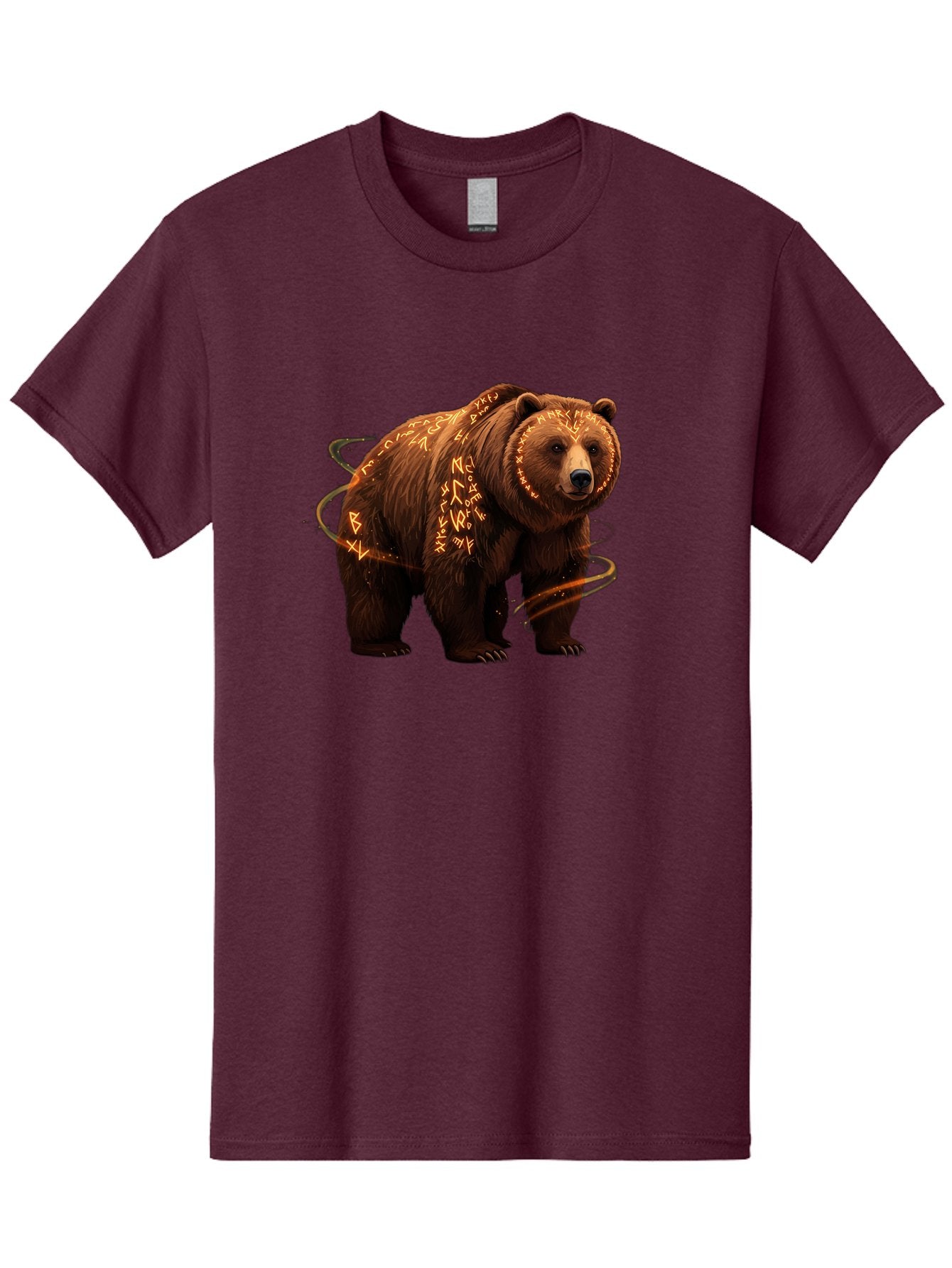 Runic-Bear-1 Men'S Graphic Tee, 100% Cotton, Comfortable Casual Summer Wear, Machine Washable, Vintage Camera, Old Camera, Antique Camera, Black Camera, Classic Photography, Photography Equipment, Nostalgic Device, Film Camera, Camera Art Baf489 14
