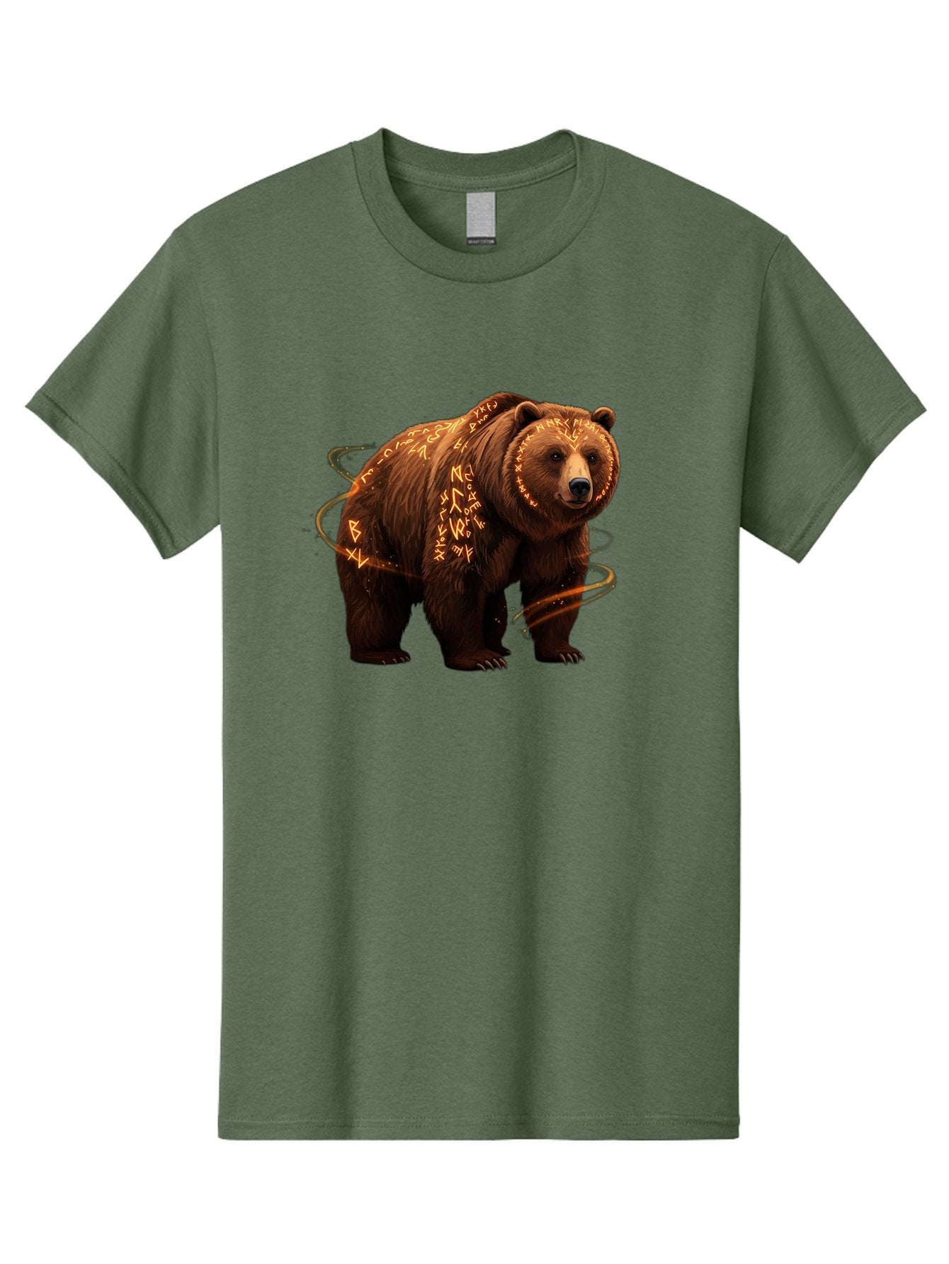 Runic-Bear-1 Men'S Graphic Tee, 100% Cotton, Comfortable Casual Summer Wear, Machine Washable, Vintage Camera, Old Camera, Antique Camera, Black Camera, Classic Photography, Photography Equipment, Nostalgic Device, Film Camera, Camera Art Baf489 10