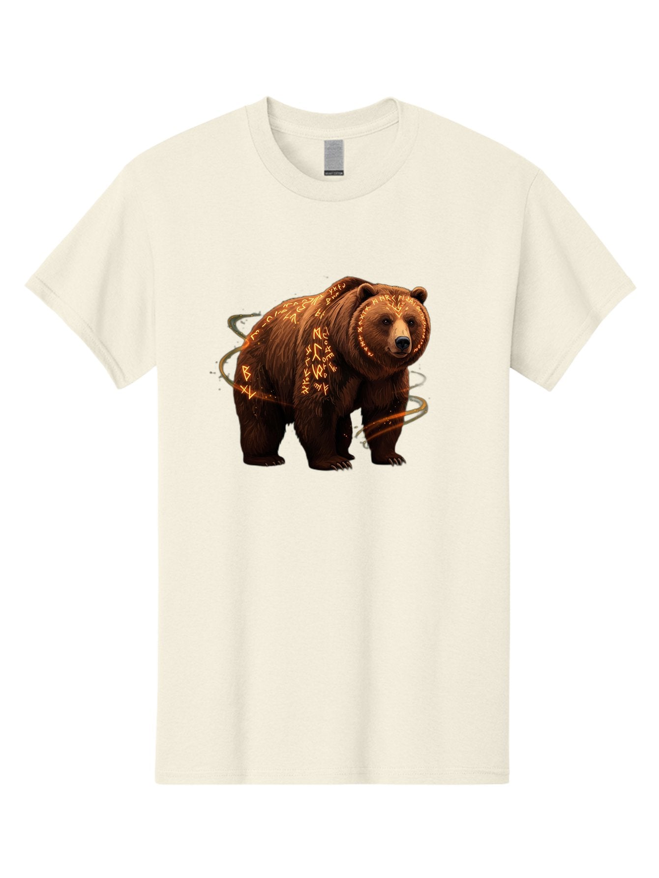 Runic-Bear-1 Men'S Graphic Tee, 100% Cotton, Comfortable Casual Summer Wear, Machine Washable, Vintage Camera, Old Camera, Antique Camera, Black Camera, Classic Photography, Photography Equipment, Nostalgic Device, Film Camera, Camera Art Baf489 11