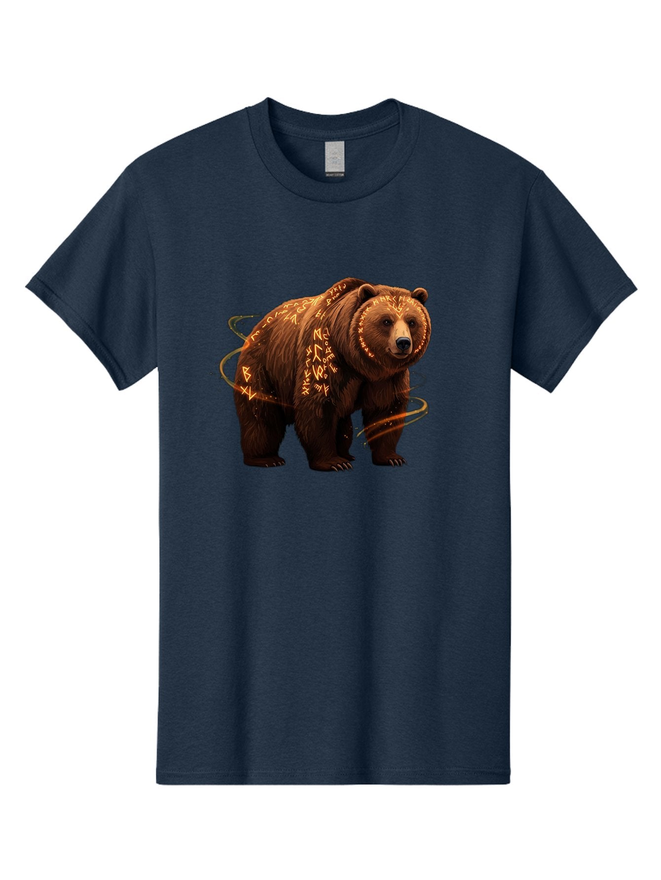Runic-Bear-1 Men'S Graphic Tee, 100% Cotton, Comfortable Casual Summer Wear, Machine Washable, Vintage Camera, Old Camera, Antique Camera, Black Camera, Classic Photography, Photography Equipment, Nostalgic Device, Film Camera, Camera Art Baf489 3
