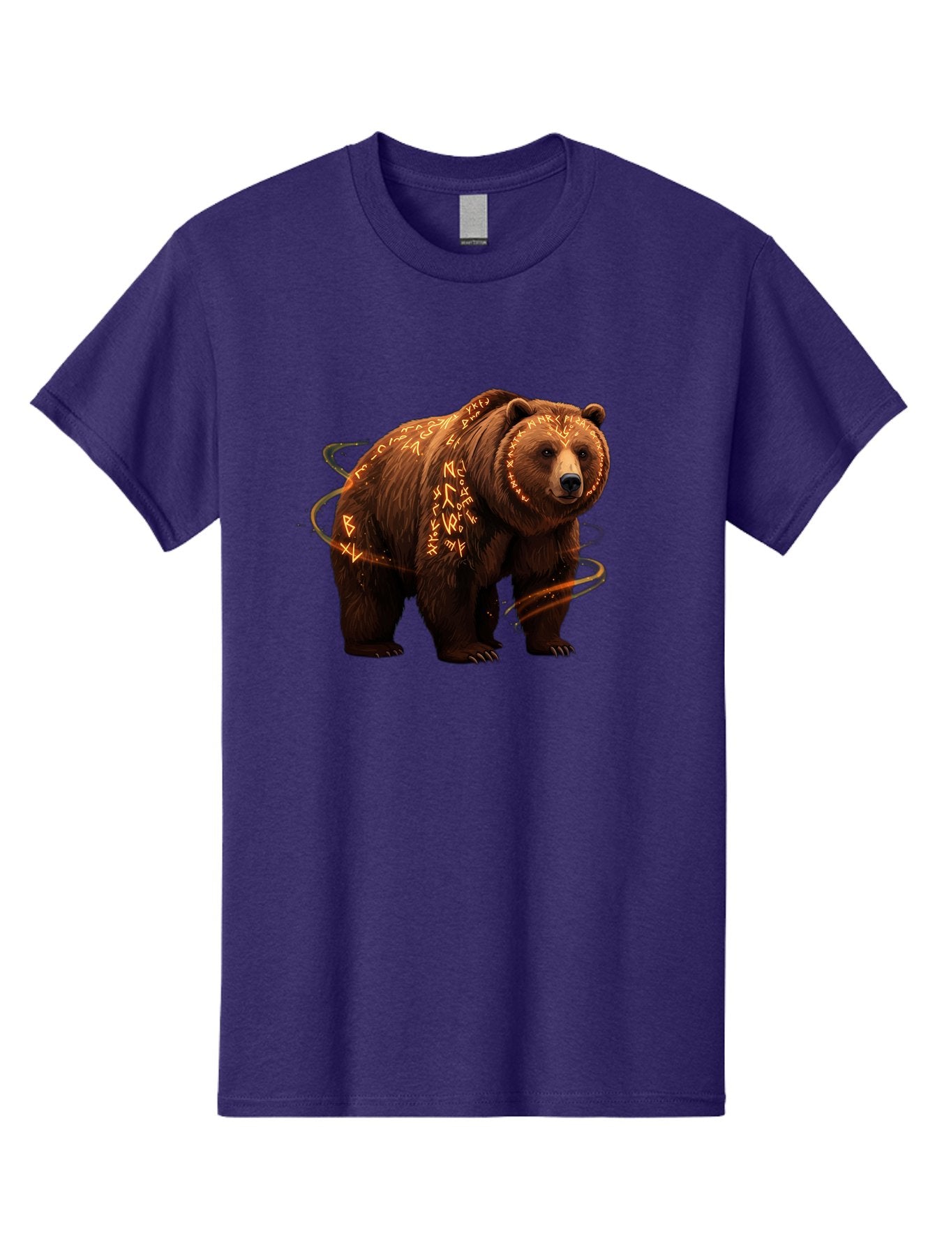 Runic-Bear-1 Men'S Graphic Tee, 100% Cotton, Comfortable Casual Summer Wear, Machine Washable, Vintage Camera, Old Camera, Antique Camera, Black Camera, Classic Photography, Photography Equipment, Nostalgic Device, Film Camera, Camera Art Baf489 4