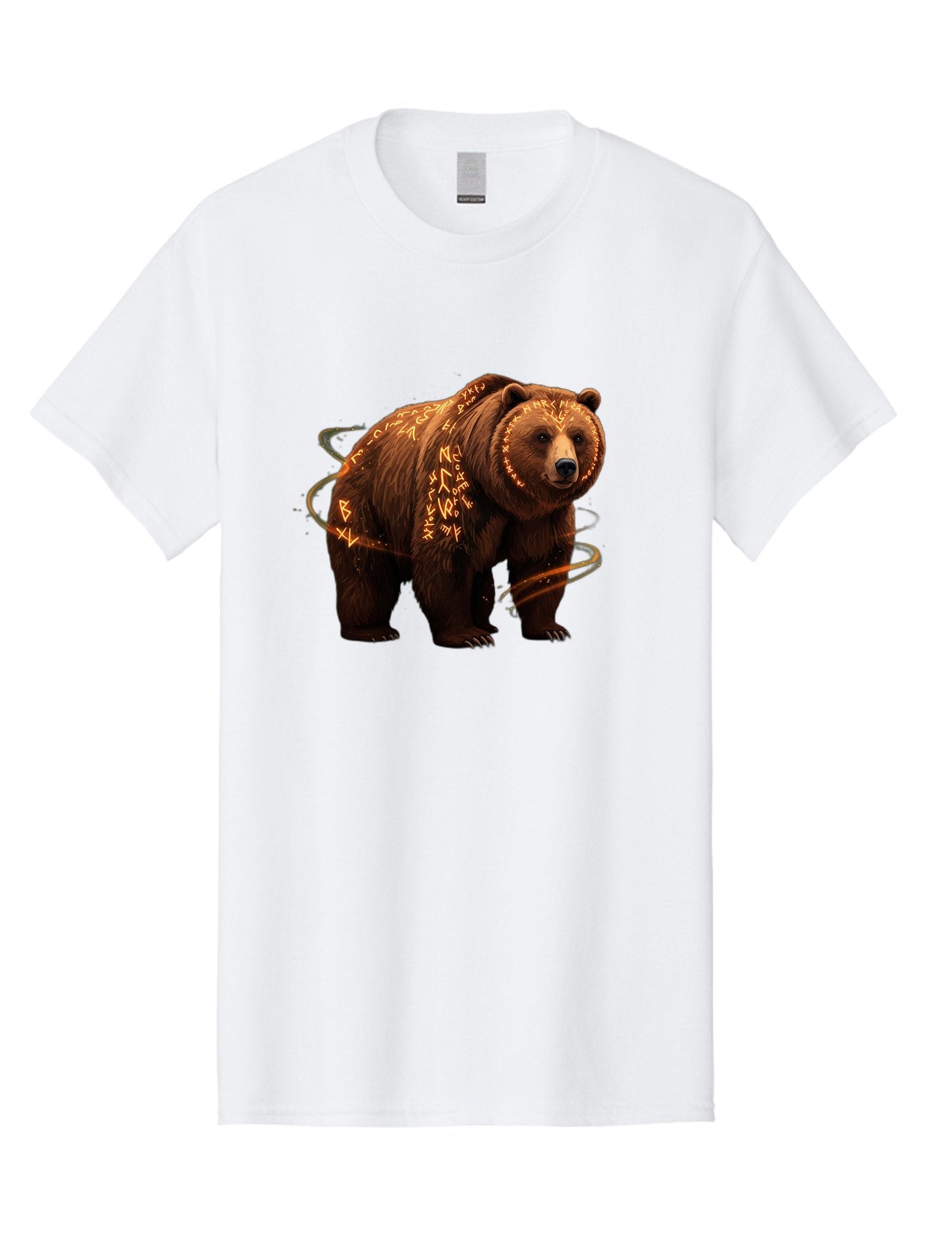 Runic-Bear-1 Men'S Graphic Tee, 100% Cotton, Comfortable Casual Summer Wear, Machine Washable, Vintage Camera, Old Camera, Antique Camera, Black Camera, Classic Photography, Photography Equipment, Nostalgic Device, Film Camera, Camera Art Baf489 9