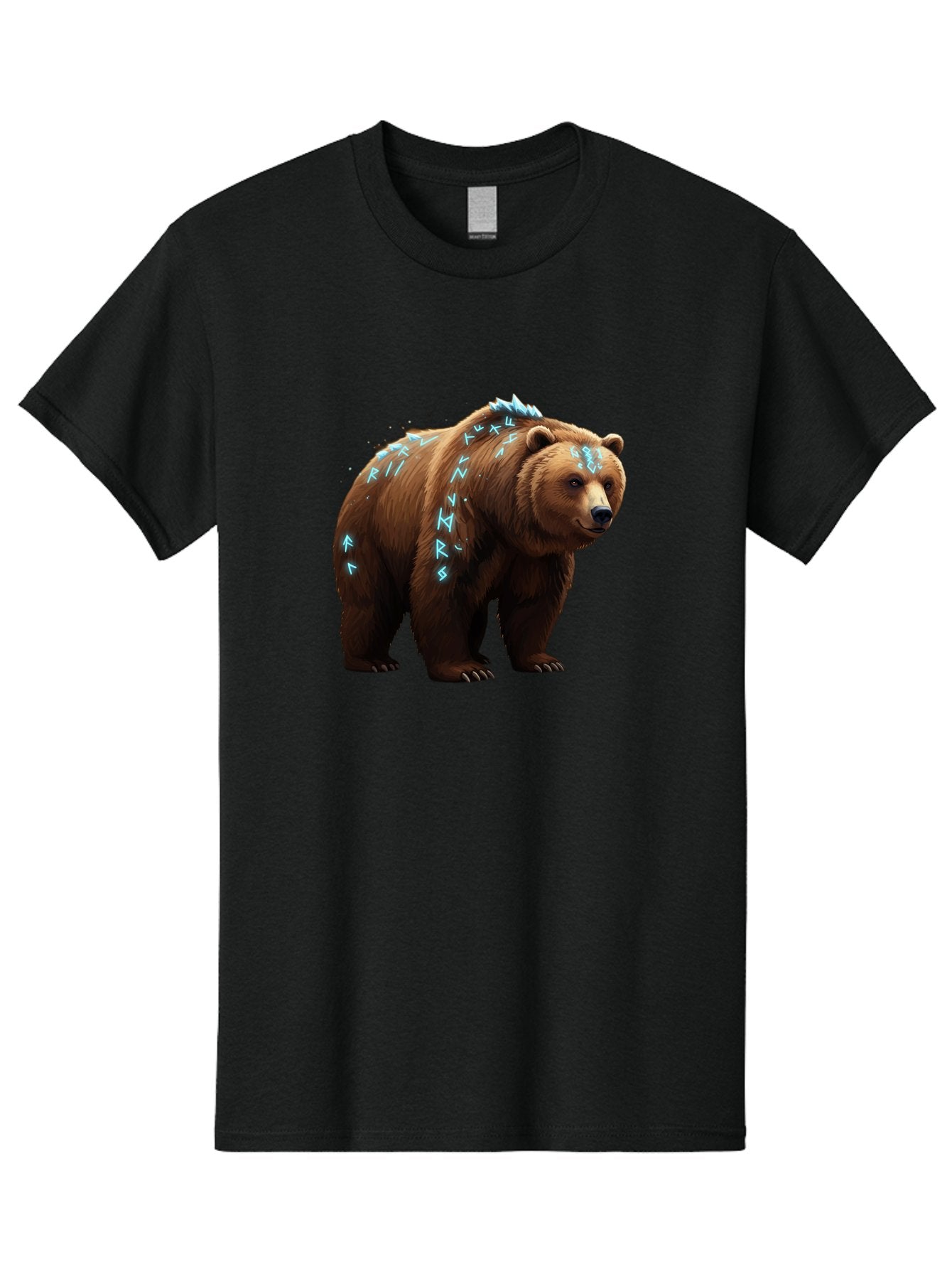 Runic-Bear Men'S Graphic Tee, 100% Cotton, Comfortable Casual Summer Wear, Machine Washable, Vintage Camera, Old Camera, Antique Camera, Black Camera, Classic Photography, Photography Equipment, Nostalgic Device, Film Camera, Camera Art Baf490 6