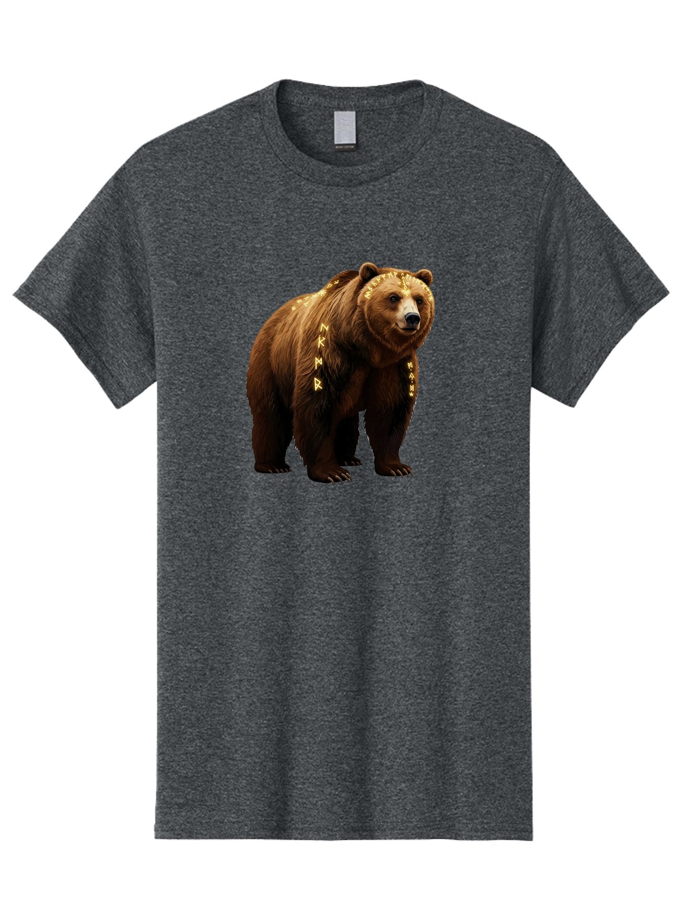 Runic-Brown-Bear Men'S Graphic Tee, 100% Cotton, Comfortable Casual Summer Wear, Machine Washable, Vintage Camera, Old Camera, Antique Camera, Black Camera, Classic Photography, Photography Equipment, Nostalgic Device, Film Camera, Camera Art Baf491 15