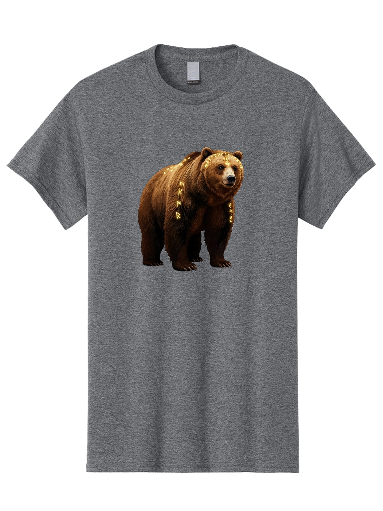 Runic-Brown-Bear Men'S Graphic Tee, 100% Cotton, Comfortable Casual Summer Wear, Machine Washable, Vintage Camera, Old Camera, Antique Camera, Black Camera, Classic Photography, Photography Equipment, Nostalgic Device, Film Camera, Camera Art Baf491 7