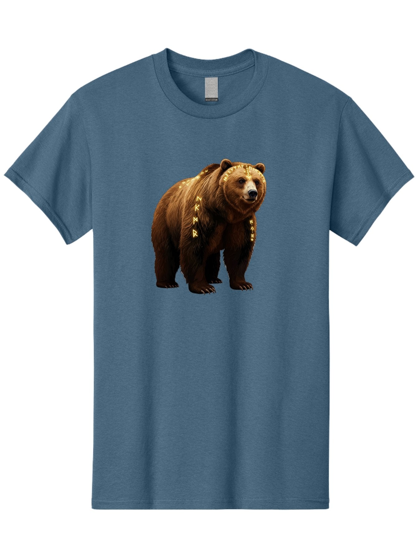 Runic-Brown-Bear Men'S Graphic Tee, 100% Cotton, Comfortable Casual Summer Wear, Machine Washable, Vintage Camera, Old Camera, Antique Camera, Black Camera, Classic Photography, Photography Equipment, Nostalgic Device, Film Camera, Camera Art Baf491 4