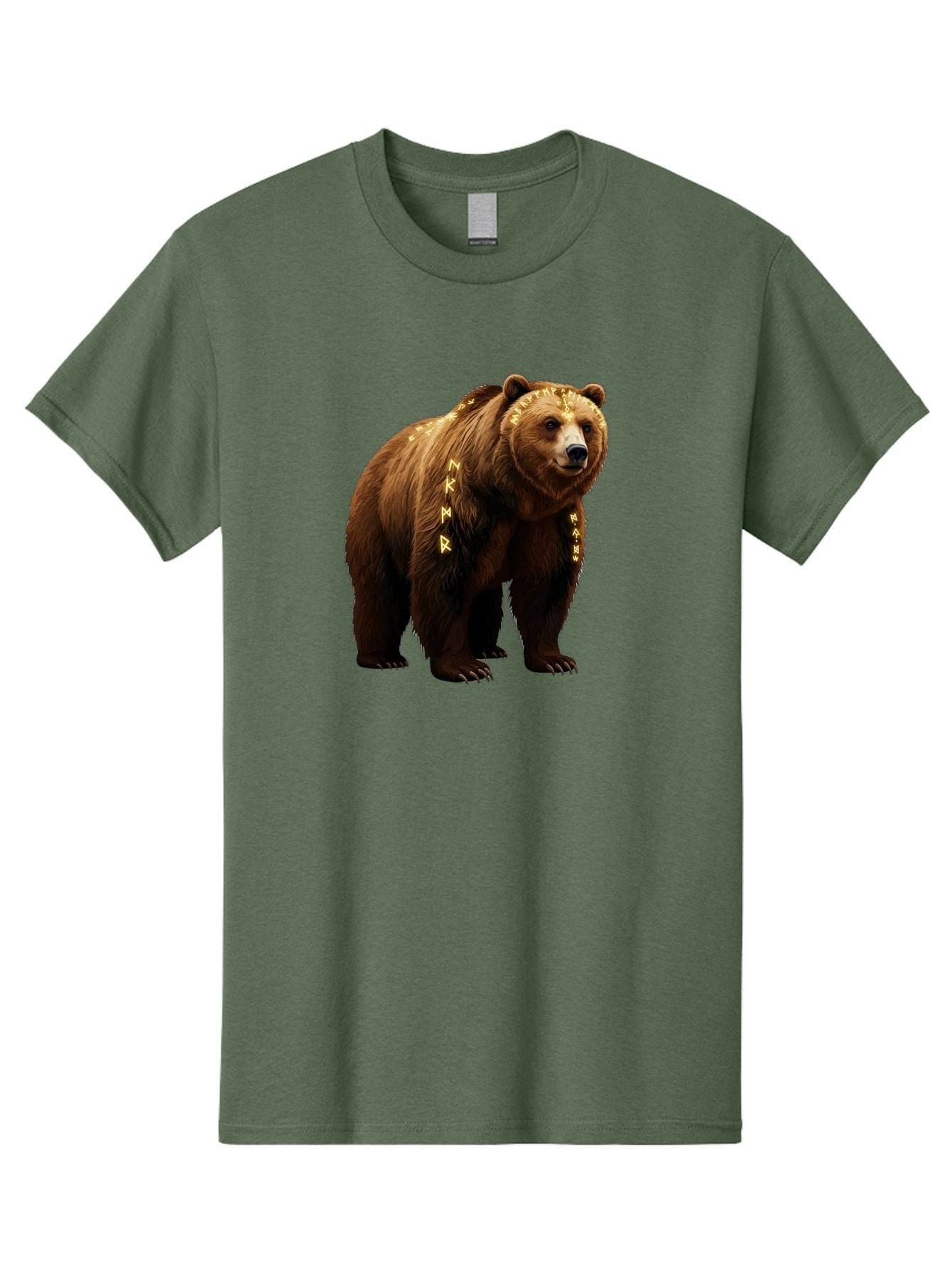 Runic-Brown-Bear Men'S Graphic Tee, 100% Cotton, Comfortable Casual Summer Wear, Machine Washable, Vintage Camera, Old Camera, Antique Camera, Black Camera, Classic Photography, Photography Equipment, Nostalgic Device, Film Camera, Camera Art Baf491 13