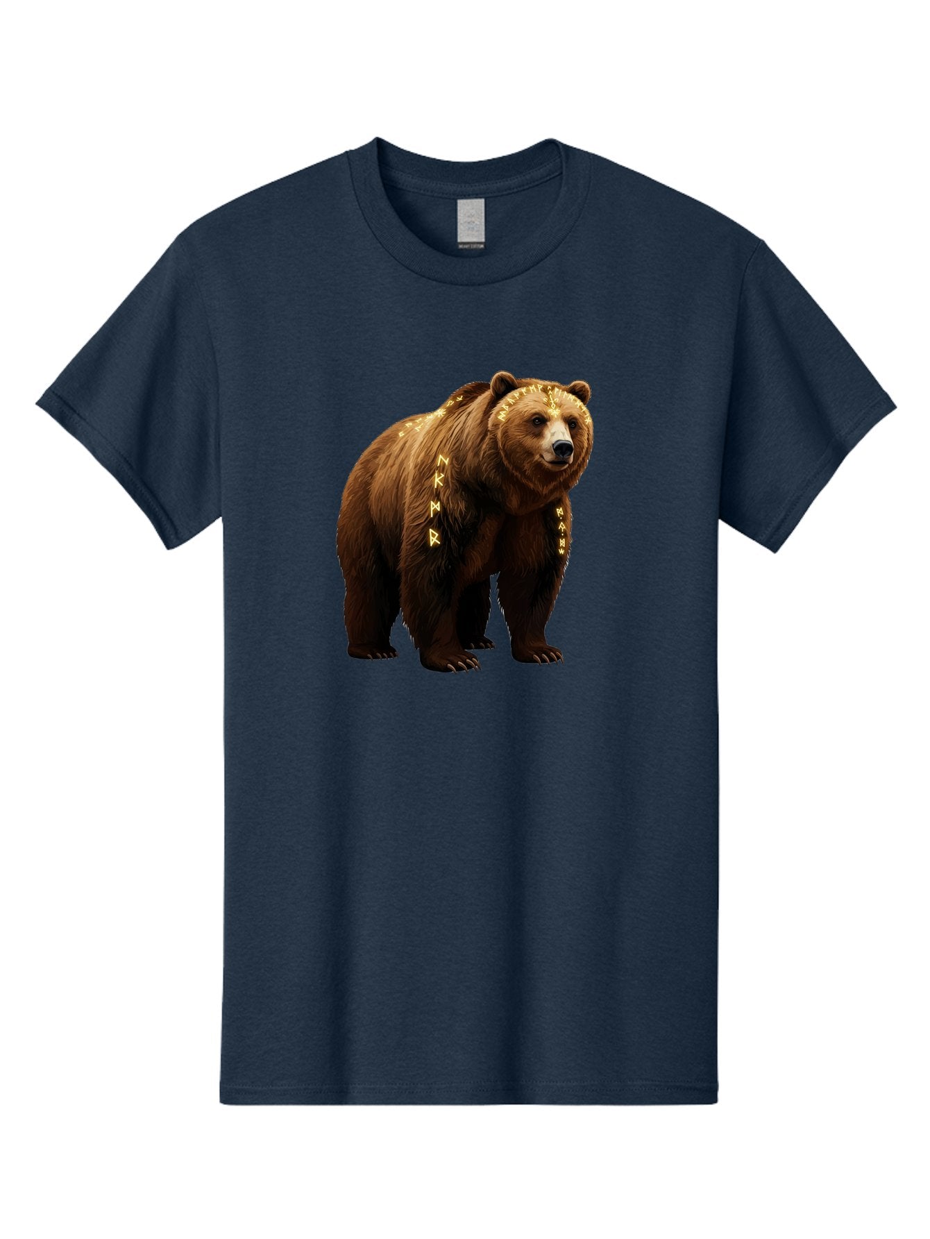 Runic-Brown-Bear Men'S Graphic Tee, 100% Cotton, Comfortable Casual Summer Wear, Machine Washable, Vintage Camera, Old Camera, Antique Camera, Black Camera, Classic Photography, Photography Equipment, Nostalgic Device, Film Camera, Camera Art Baf491 5