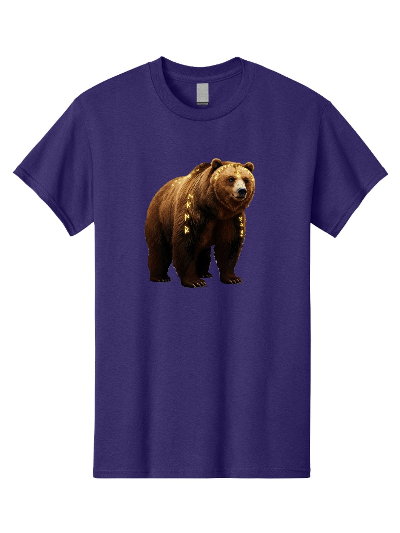 Runic-Brown-Bear Men'S Graphic Tee, 100% Cotton, Comfortable Casual Summer Wear, Machine Washable, Vintage Camera, Old Camera, Antique Camera, Black Camera, Classic Photography, Photography Equipment, Nostalgic Device, Film Camera, Camera Art Baf491 9